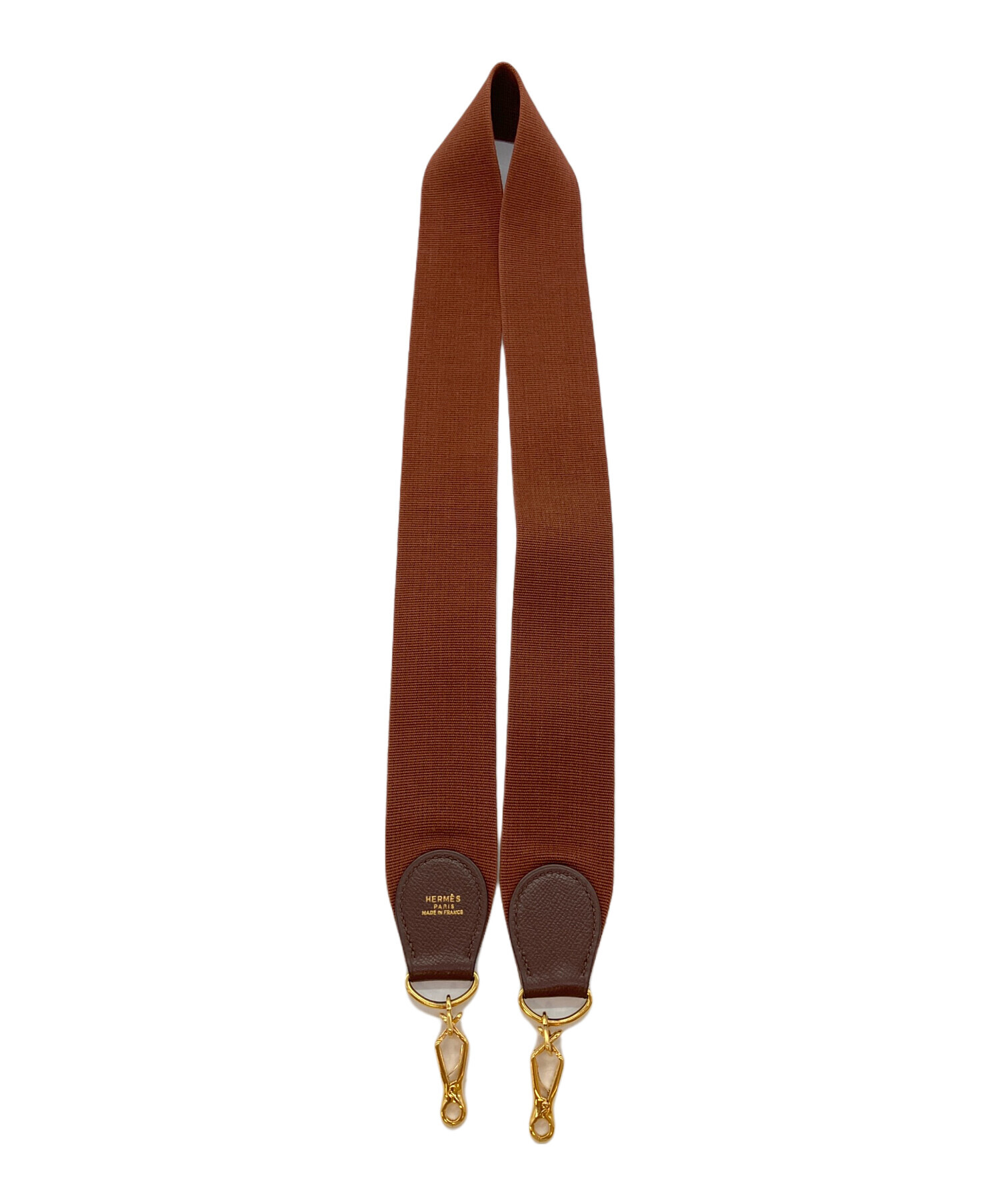 中古・古着通販】HERMES (エルメス) ショルダーストラップ ブラウン
