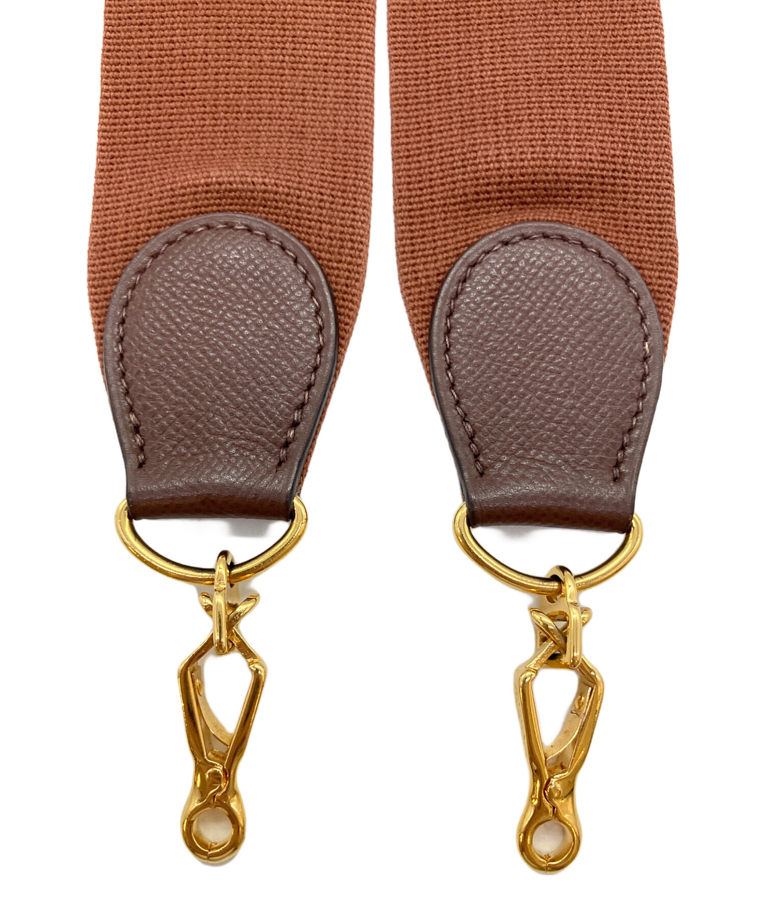 中古・古着通販】HERMES (エルメス) ショルダーストラップ ブラウン 