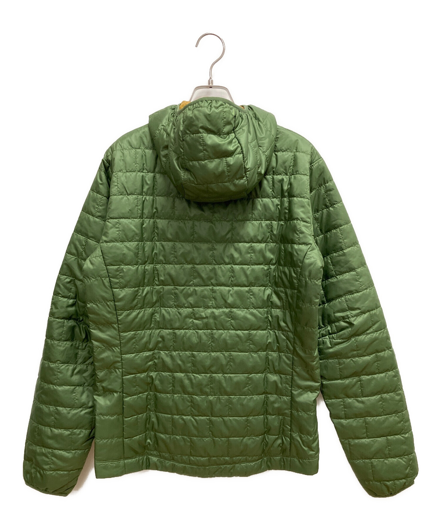 patagonia M ライムグリーン ナノパフフーディ 中古・古着通販】Patagonia (パタゴニア) ナノ・パフ・フーディ