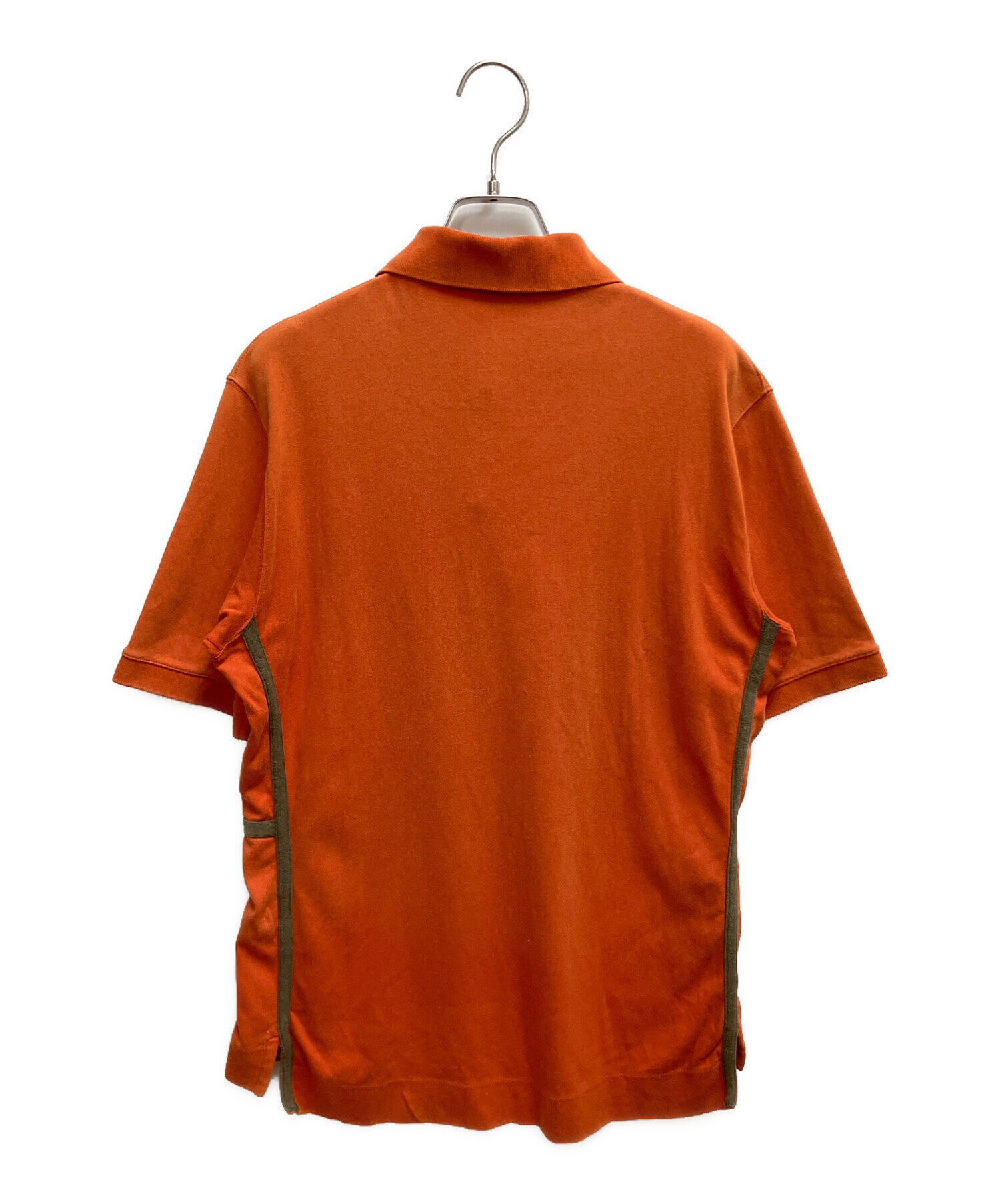 中古・古着通販】HERMES (エルメス) ポロシャツ オレンジ サイズ:SIZE