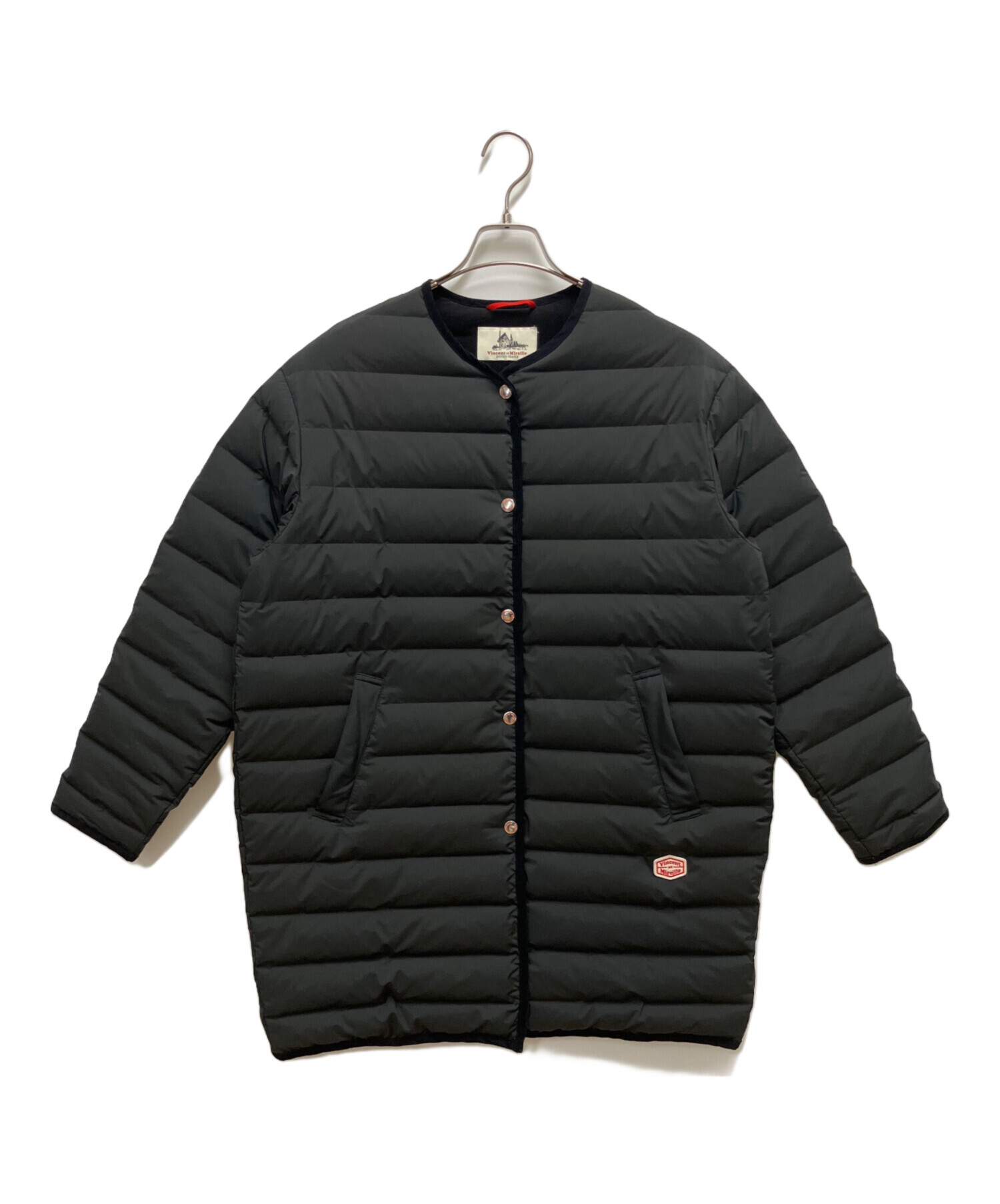 最終値下！タグ付き新品Vincent et Mireille ダウンネイビー34 Vincent et Mireille ネイビー ダウンジャケット