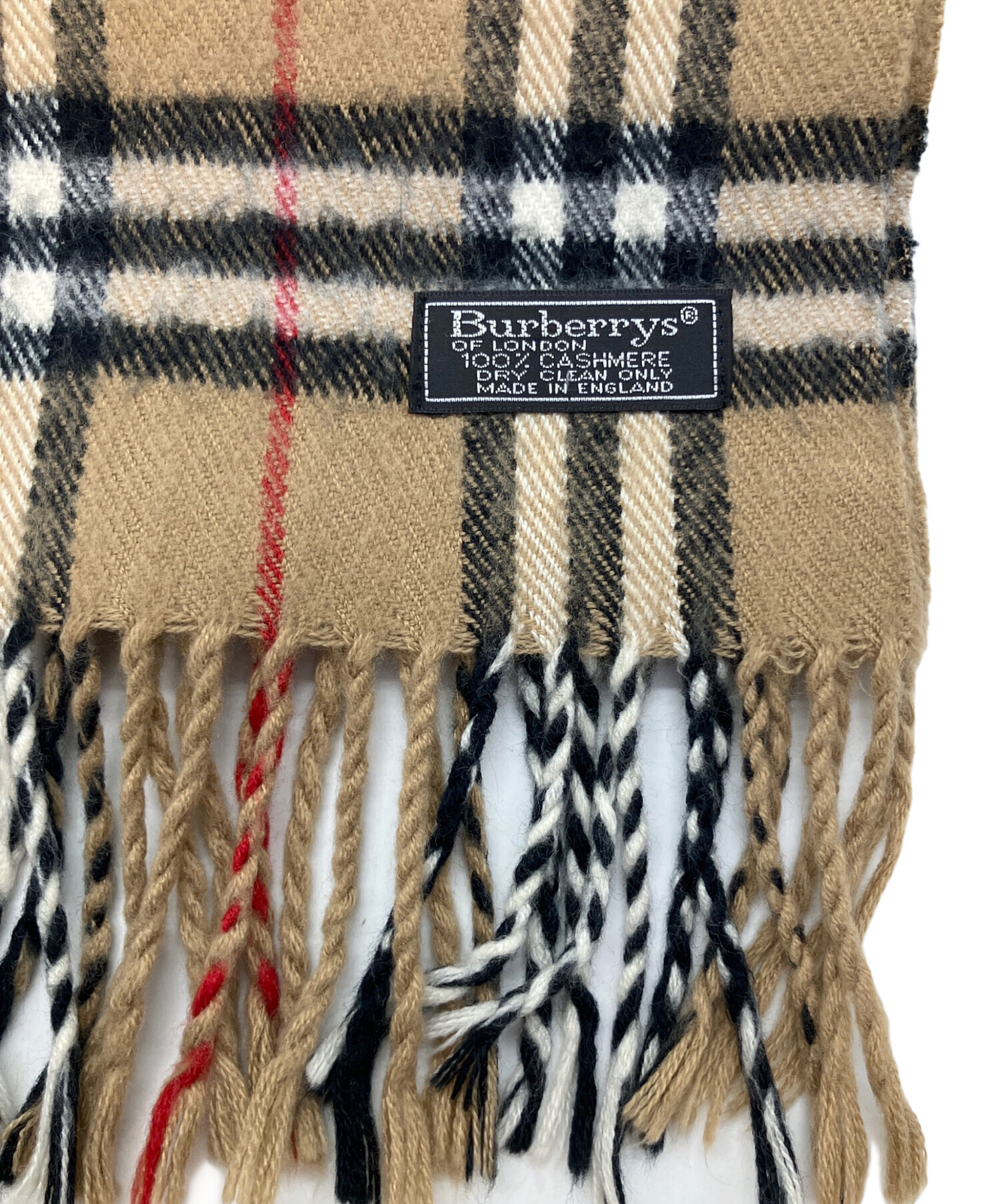 中古・古着通販】BURBERRY (バーバリー) マフラー ベージュ｜ブランド