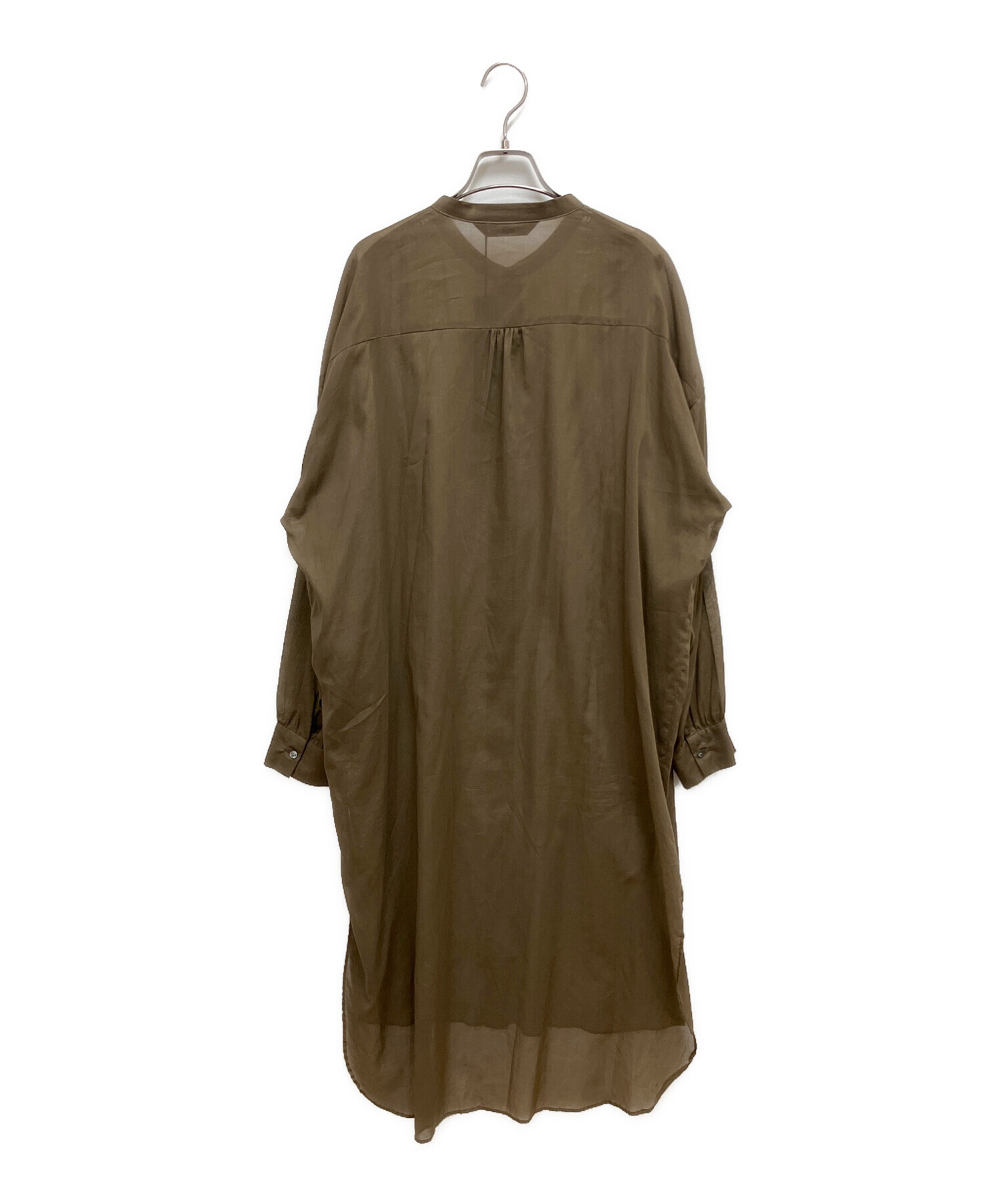 中古・古着通販】mizuiro-ind (ミズイロインド) シャツワンピース