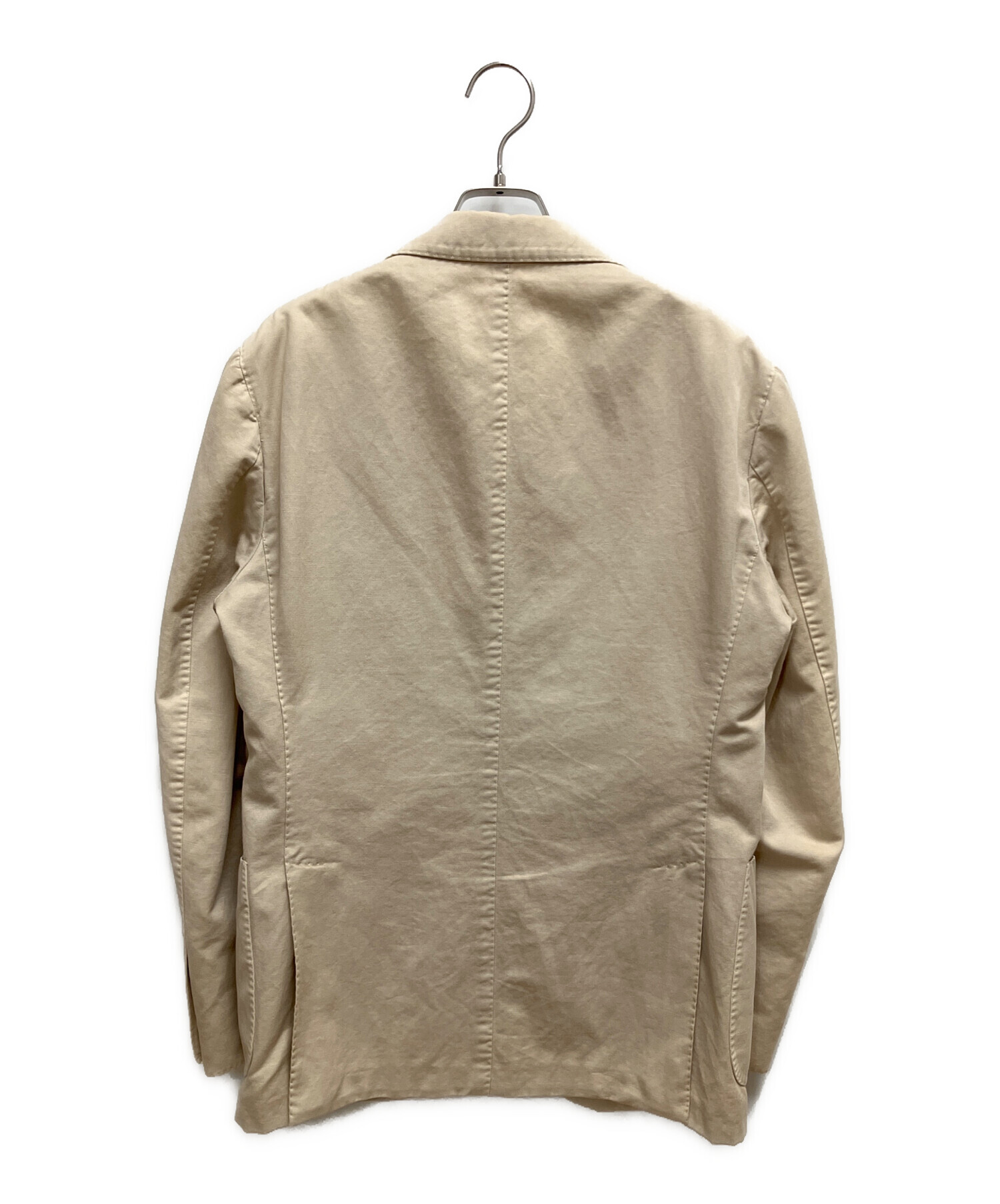 LARDINI ベージュ テーラードジャケット 44 中古・古着通販】LARDINI (ラルディーニ) テーラードジャケット