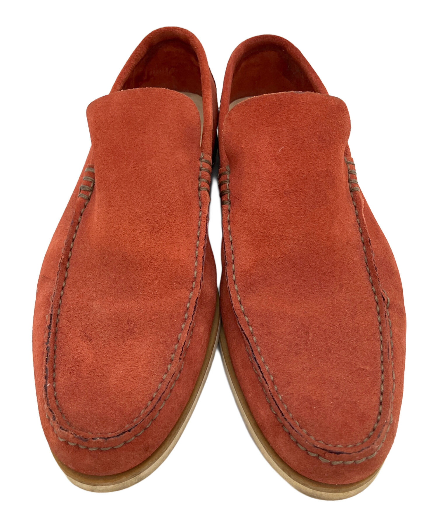 中古・古着通販】GUCCI (グッチ) スエードスリッポン ブラウン サイズ