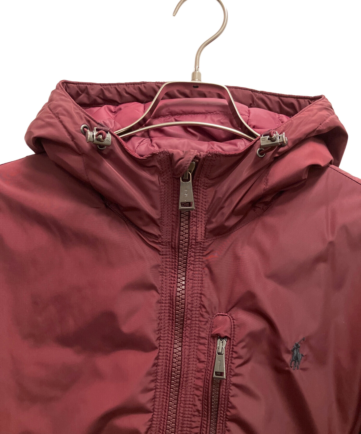 Polo by Ralph Lauren バーガンディ ジャケット 中古・古着通販】POLO RALPH LAUREN (ポロ・ラルフローレン) ダウン