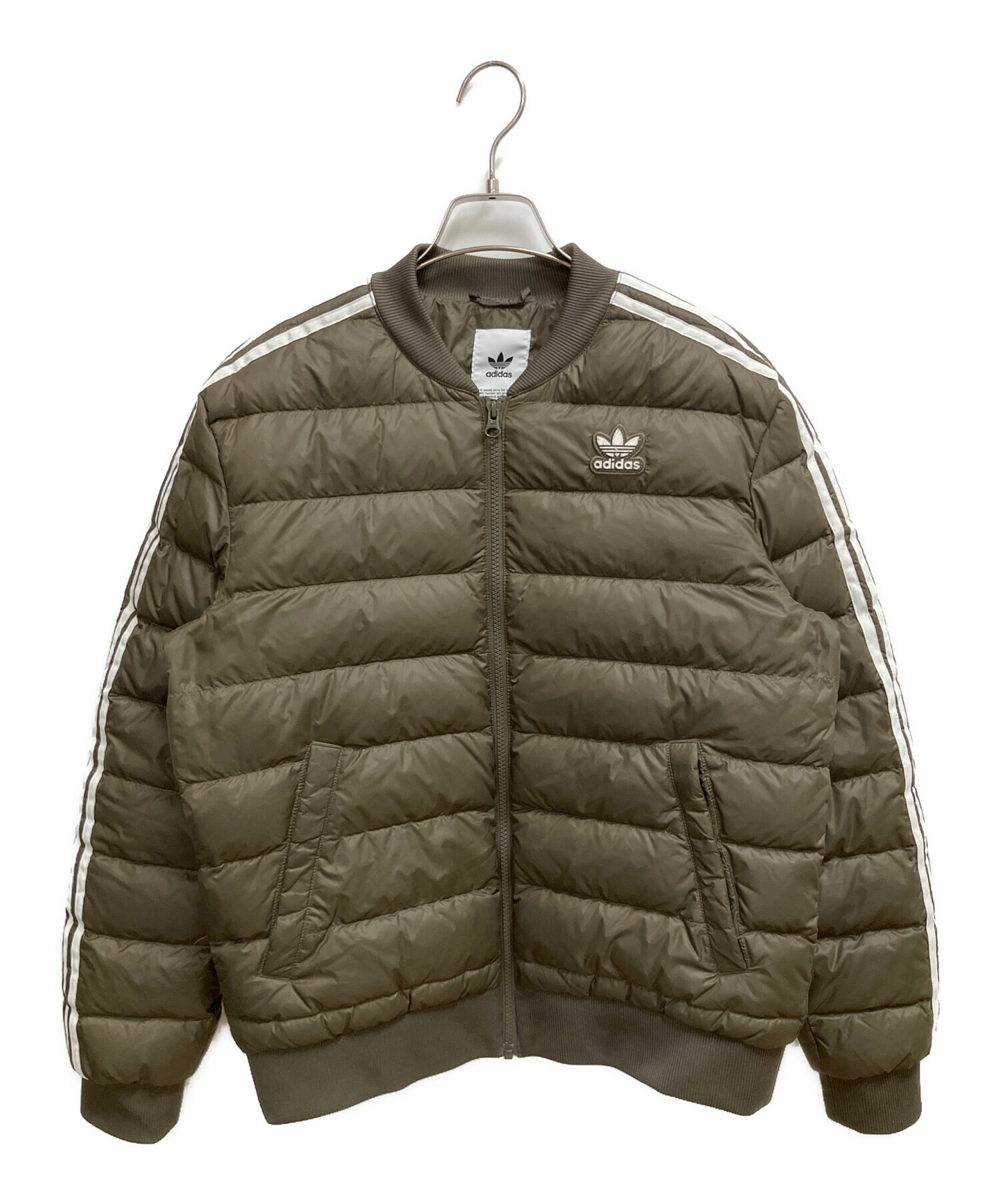 中古・古着通販】adidas (アディダス) ダウンジャケット グリーン 