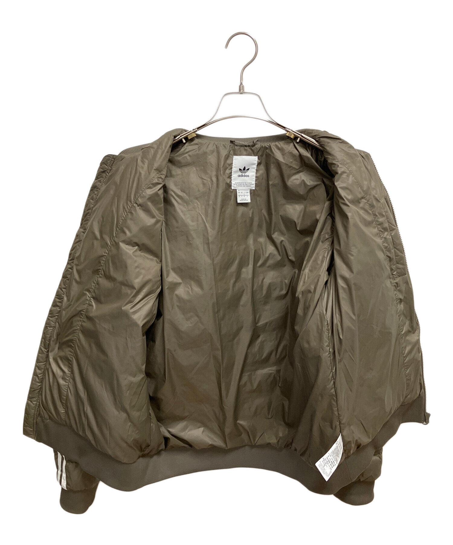 中古・古着通販】adidas (アディダス) ダウンジャケット グリーン 