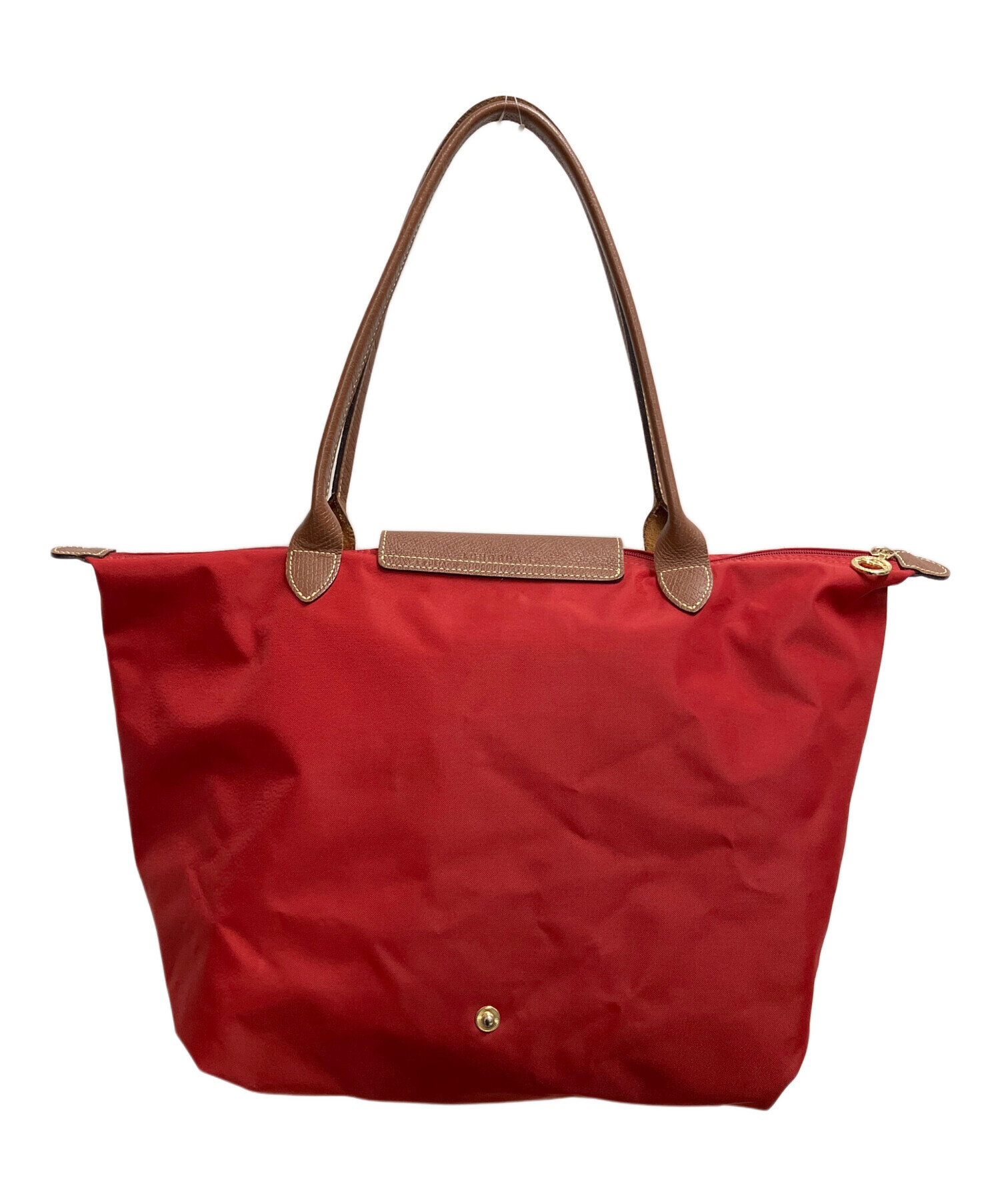 中古・古着通販】LONGCHAMP (ロンシャン) トートバッグ レッド
