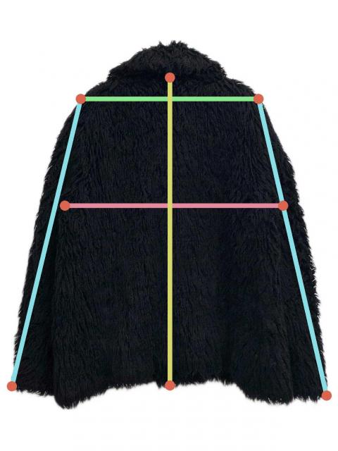 tricot COMME des GARCONS / 91AW/アクリルファーコート/アクリル/ブラック/90s/AD1991/TC-080050 中古・古着通販】tricot COMME des GARCONS (トリココムデギャルソン