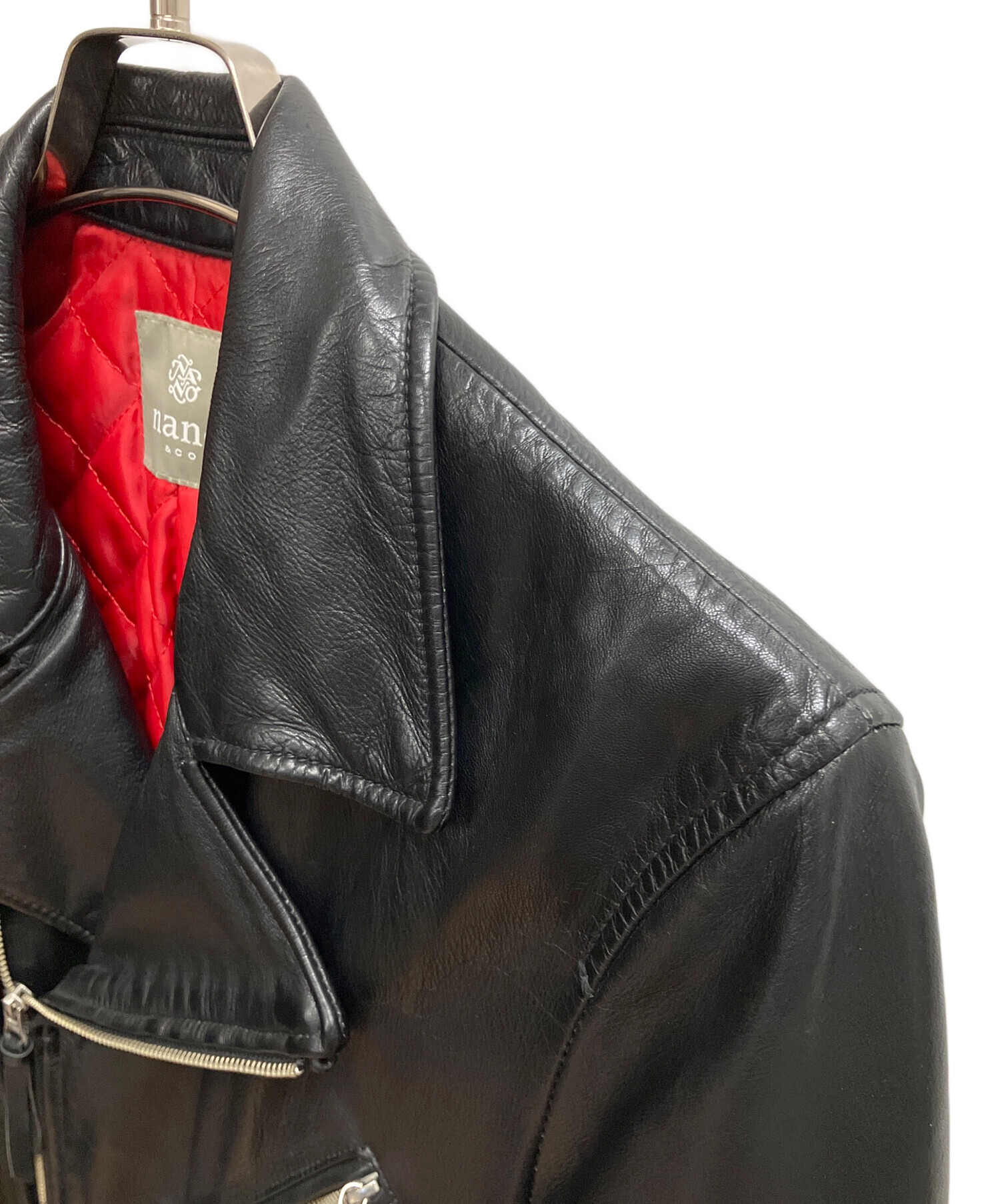 中古・古着通販】nano・universe (ナノ・ユニバース) ライダース