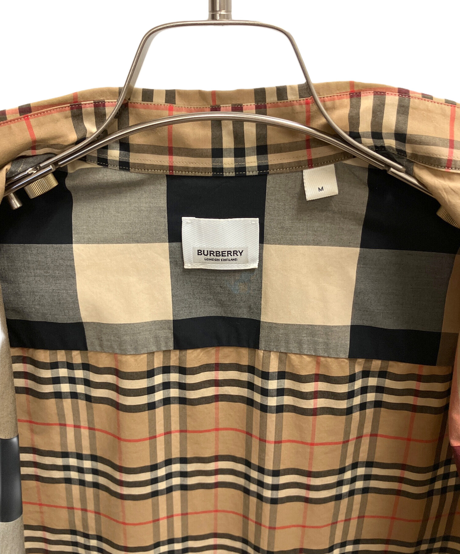 中古・古着通販】BURBERRY (バーバリー) 長袖シャツ ベージュ サイズ