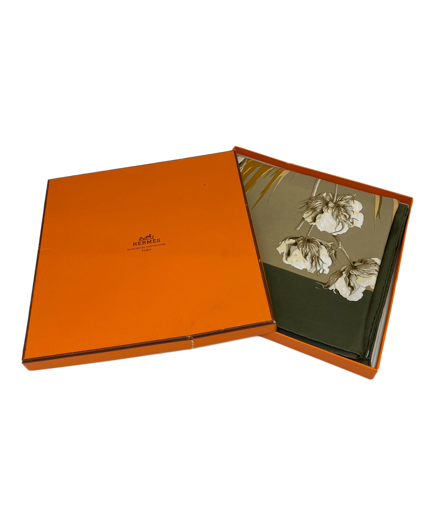 中古・古着通販】HERMES (エルメス) カレ90 王妃のターバン