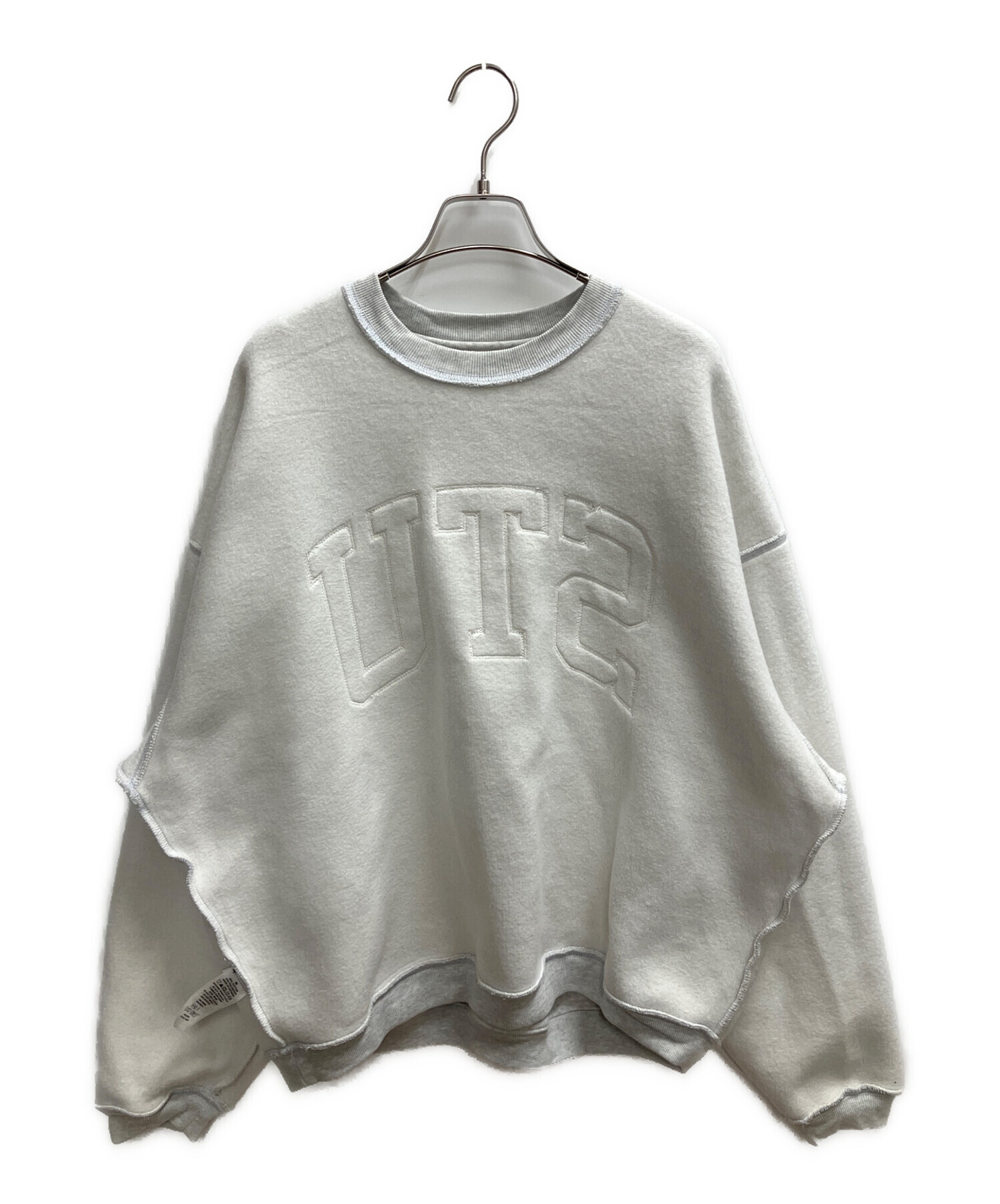 中古・古着通販】stussy (ステューシー) STU Applique Crew カレッジ