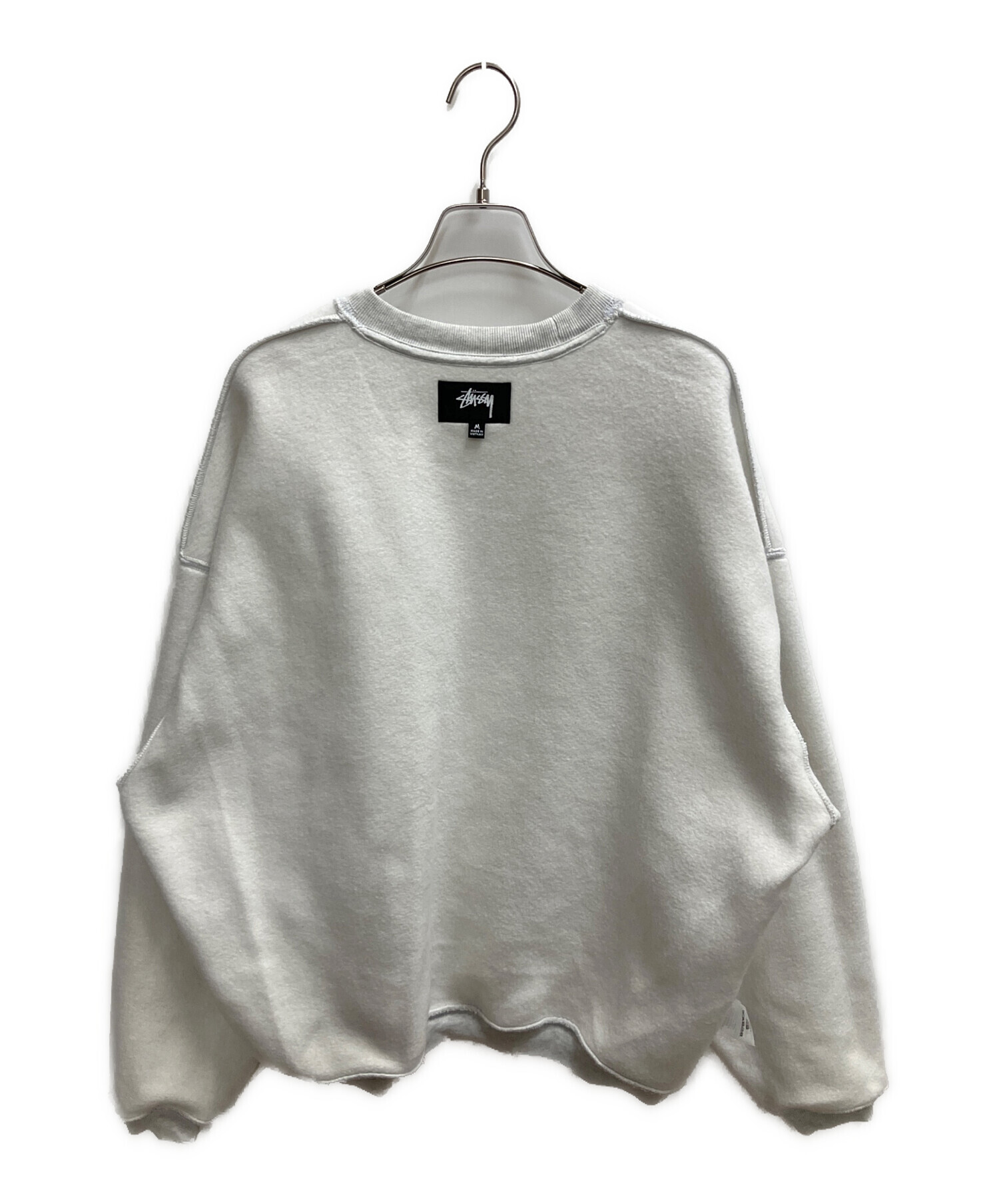 中古・古着通販】stussy (ステューシー) STU Applique Crew カレッジ