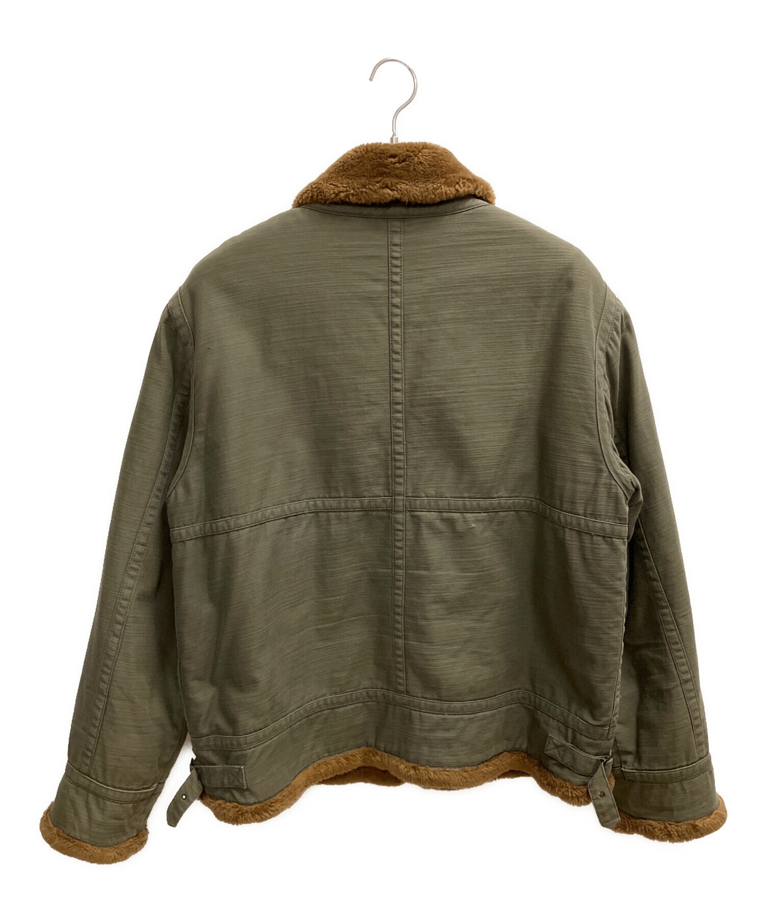 中古・古着通販】DIESEL (ディーゼル) ミリタリージャケット グリーン 