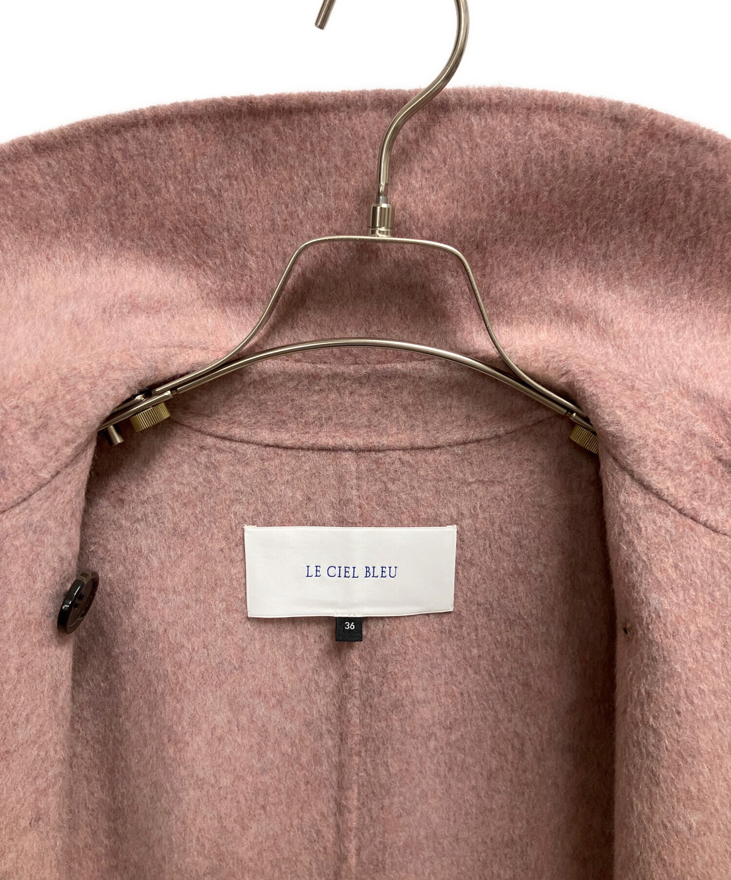中古・古着通販】LE CIEL BLEU (ルシェルブルー) ロングコート ピンク