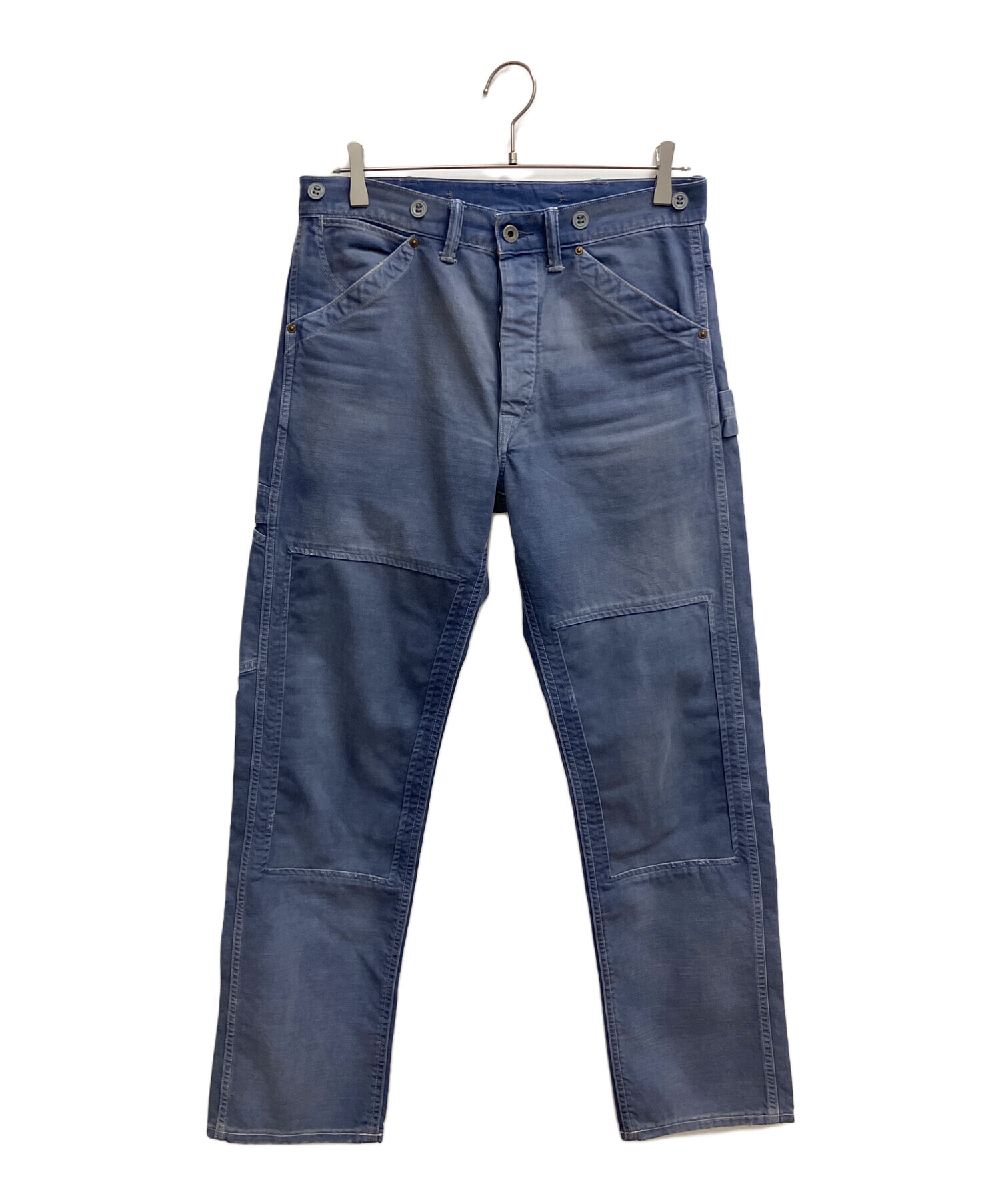 中古・古着通販】RRL (ダブルアールエル) ダブルニーパンツ ネイビー