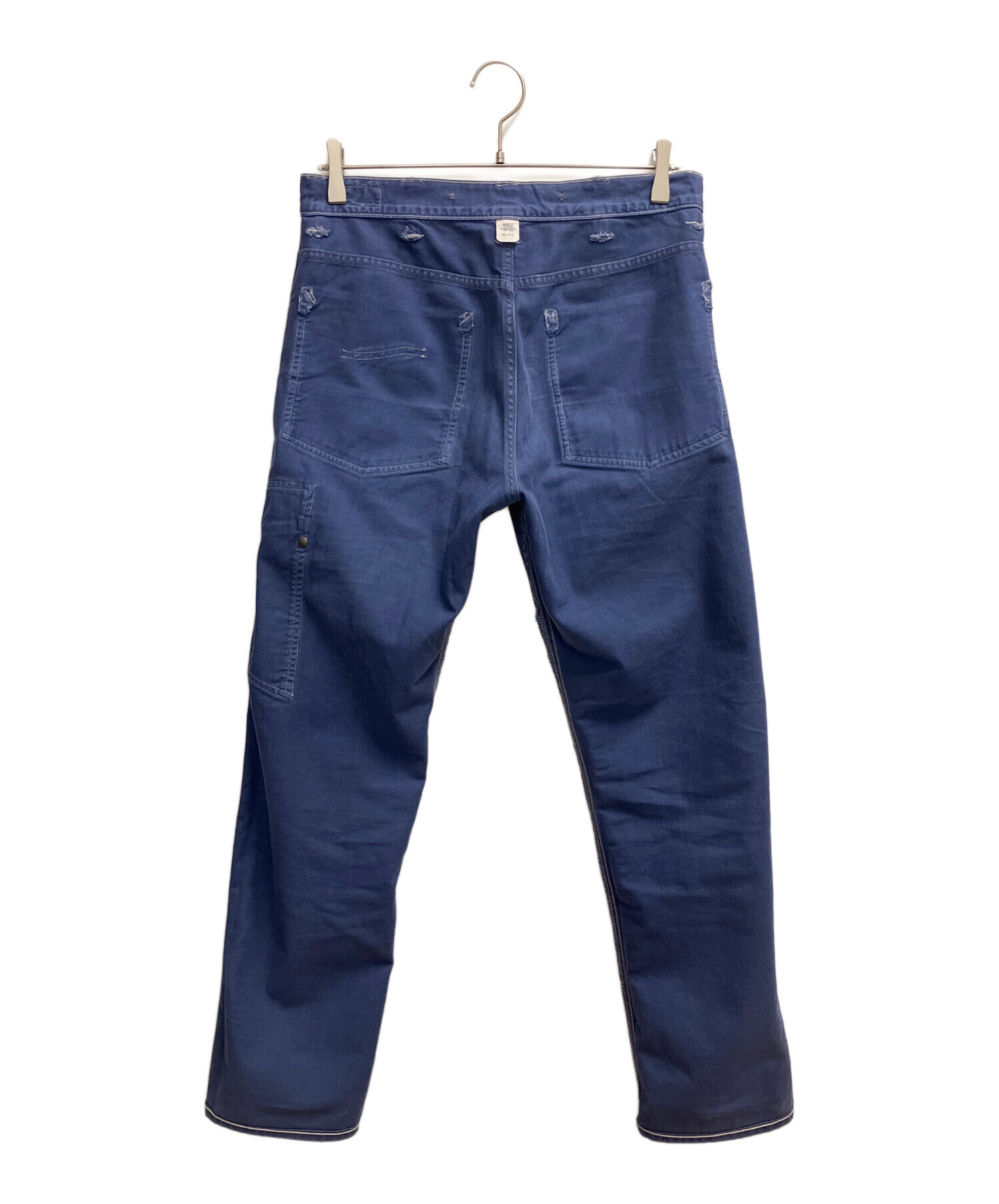 中古・古着通販】RRL (ダブルアールエル) ダブルニーパンツ ネイビー