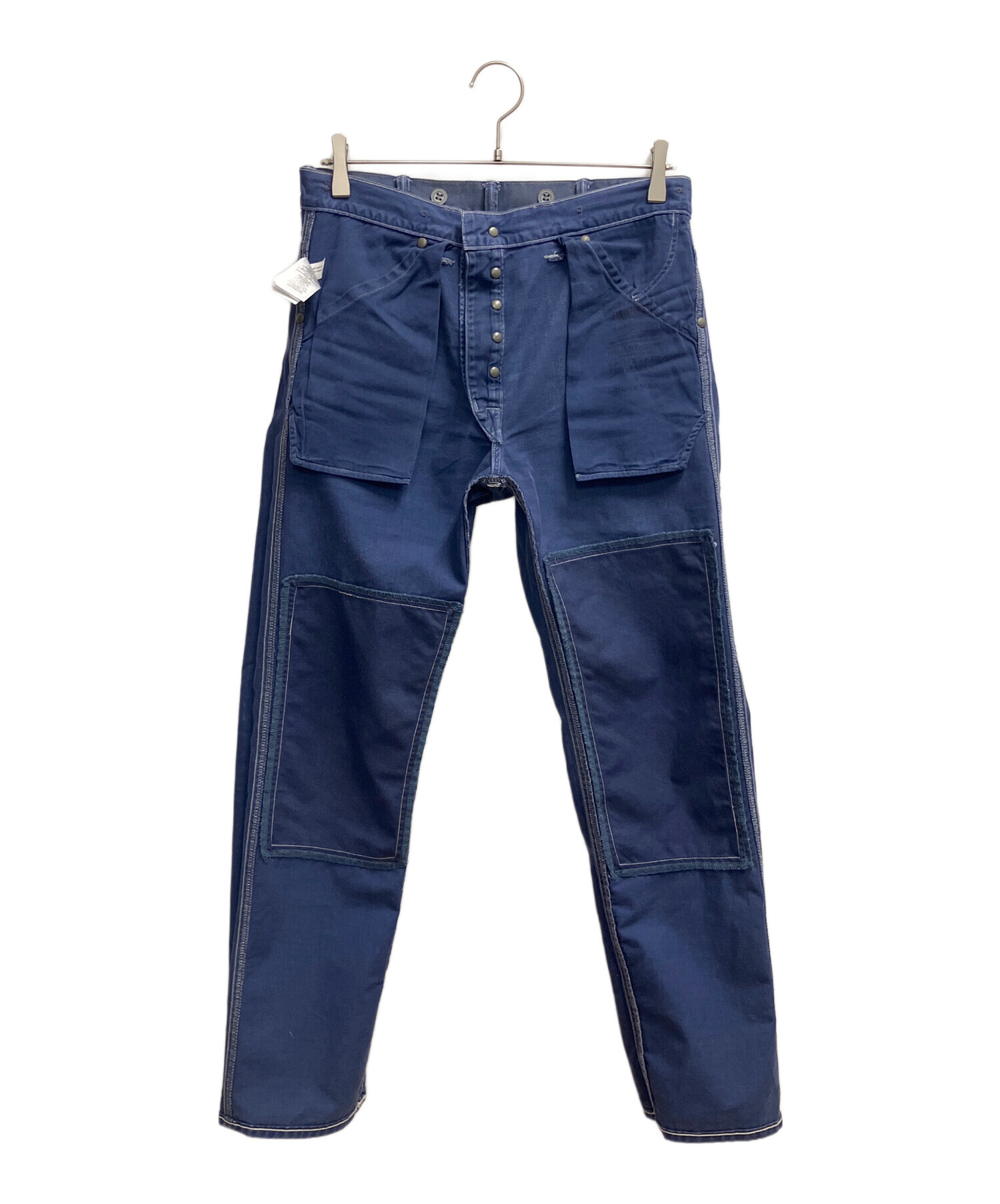 中古・古着通販】RRL (ダブルアールエル) ダブルニーパンツ ネイビー