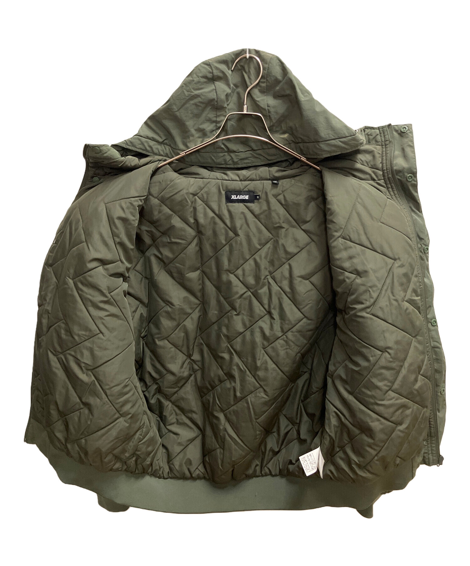 中古・古着通販】X-LARGE (エクストララージ) NYLON PUFFER JACKET