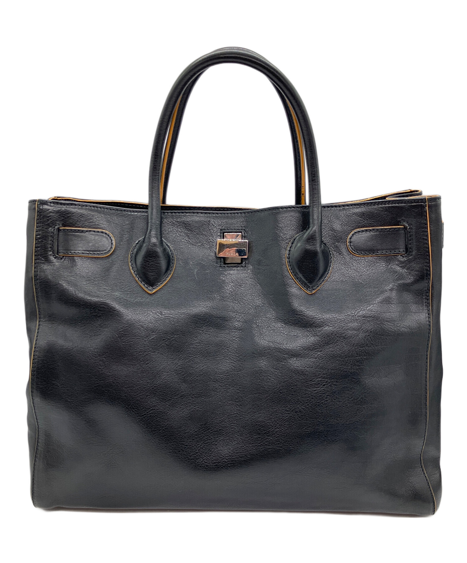 中古・古着通販】FURLA (フルラ) トートバッグ ブラック｜ブランド