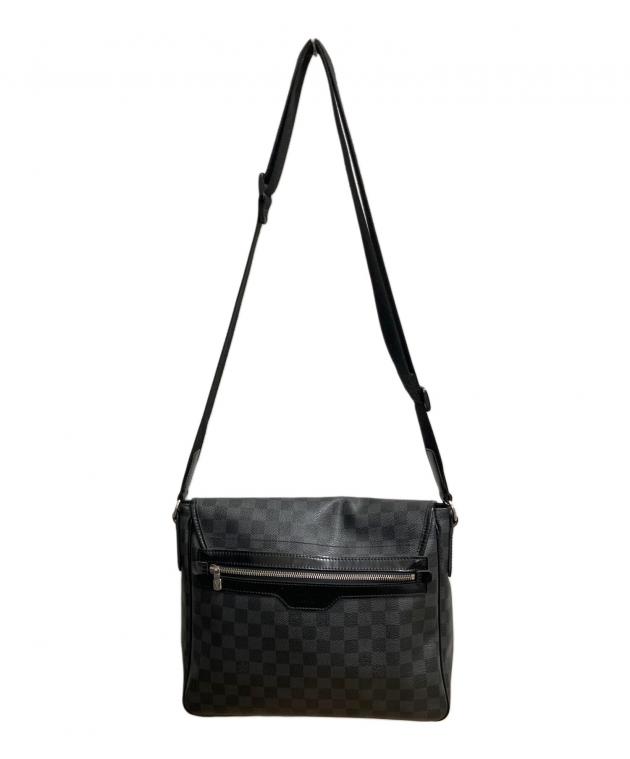 ルイヴィトン ダミエグラフィット ダニエルMM ショルダーバッグ ルイヴィトングラフィット ダニエルMM 14137 黒/グレー メンズ