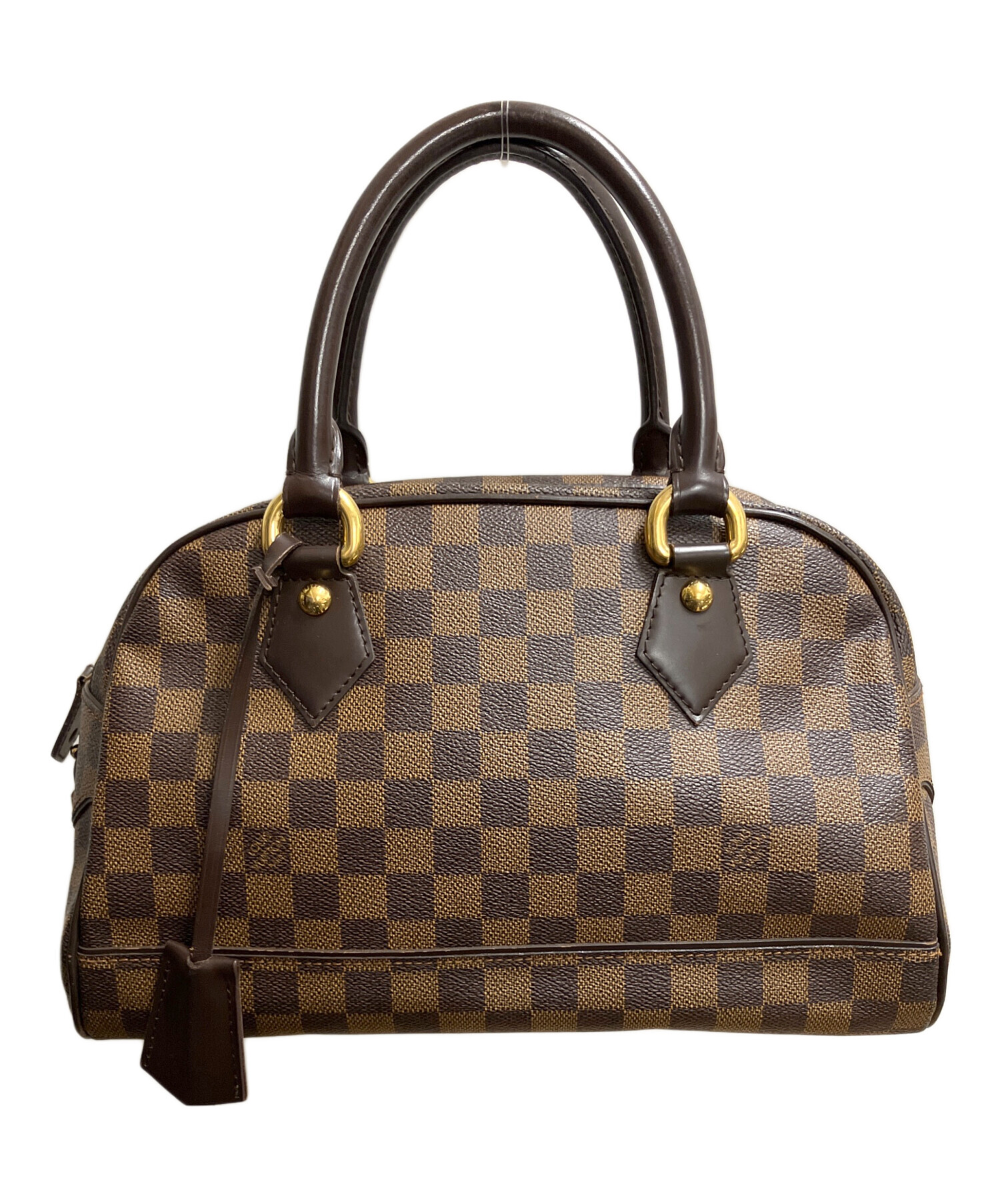 Louis Vuitton ダミエハンドバッグ 中型 中古・古着通販】LOUIS VUITTON (ルイ ヴィトン) ダミエ ドゥオモ