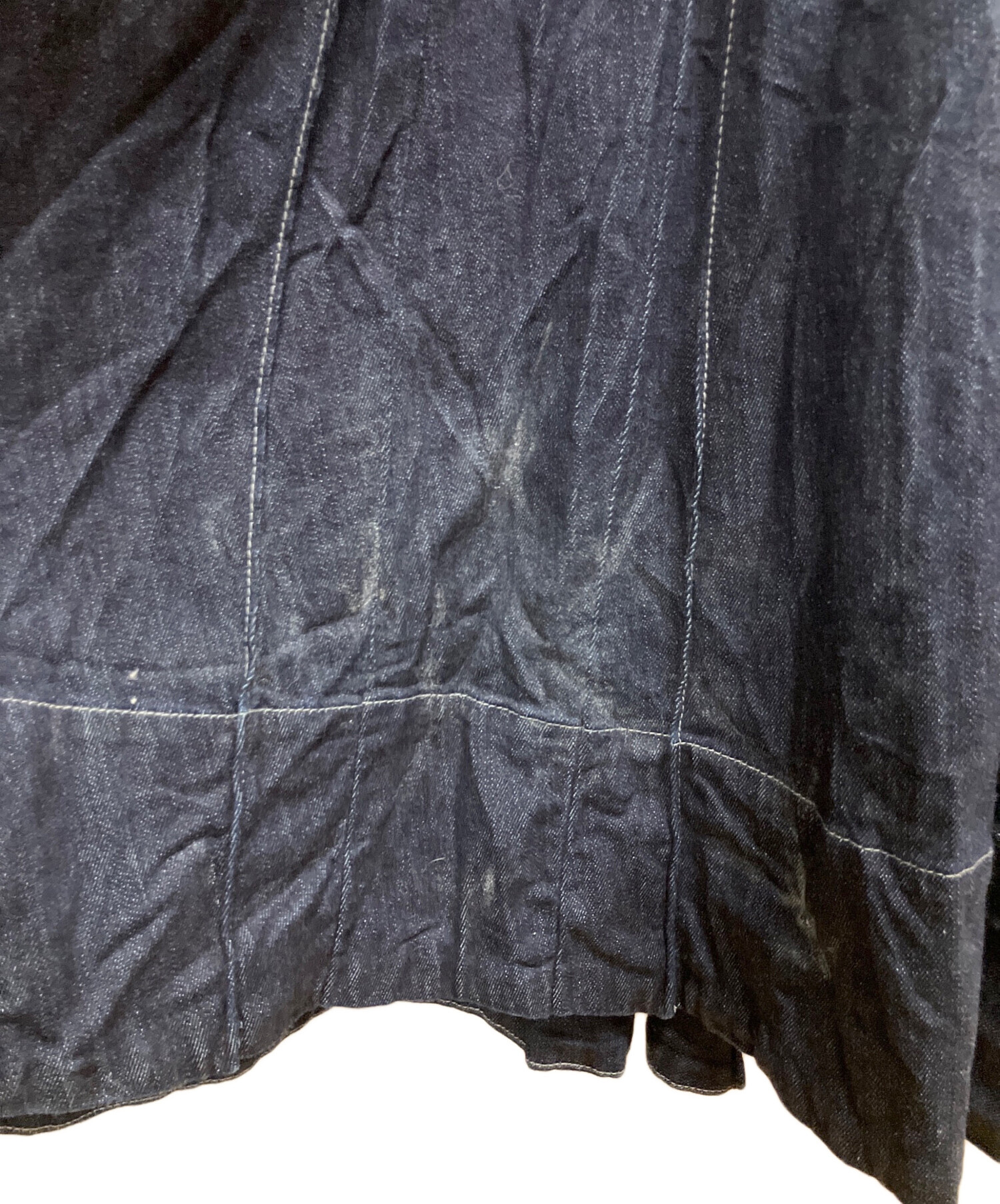 中古・古着通販】darich (ダーリッチ) ドッキングデニムミディ