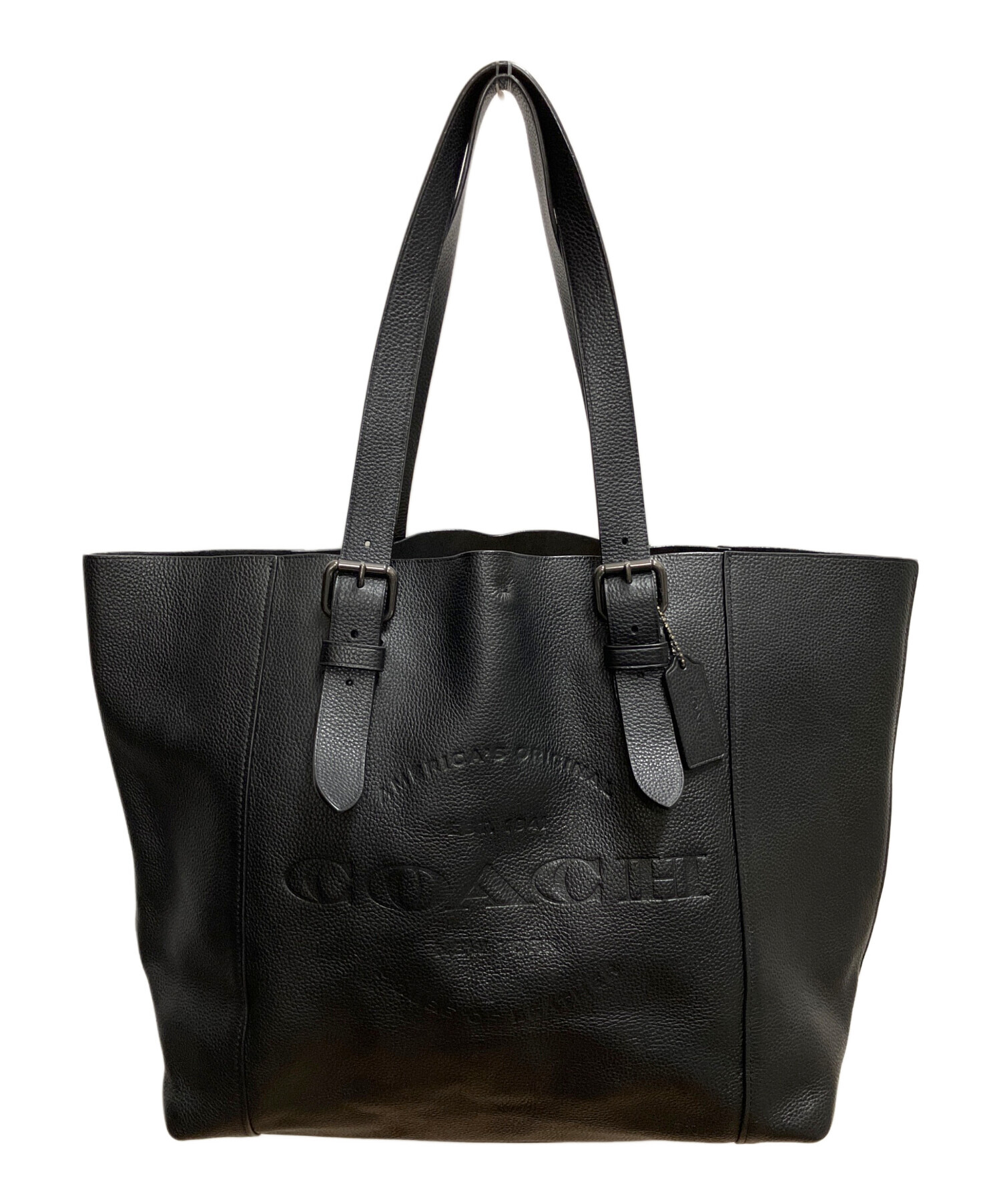 中古・古着通販】COACH (コーチ) ハドソン トートバッグ ブラック 