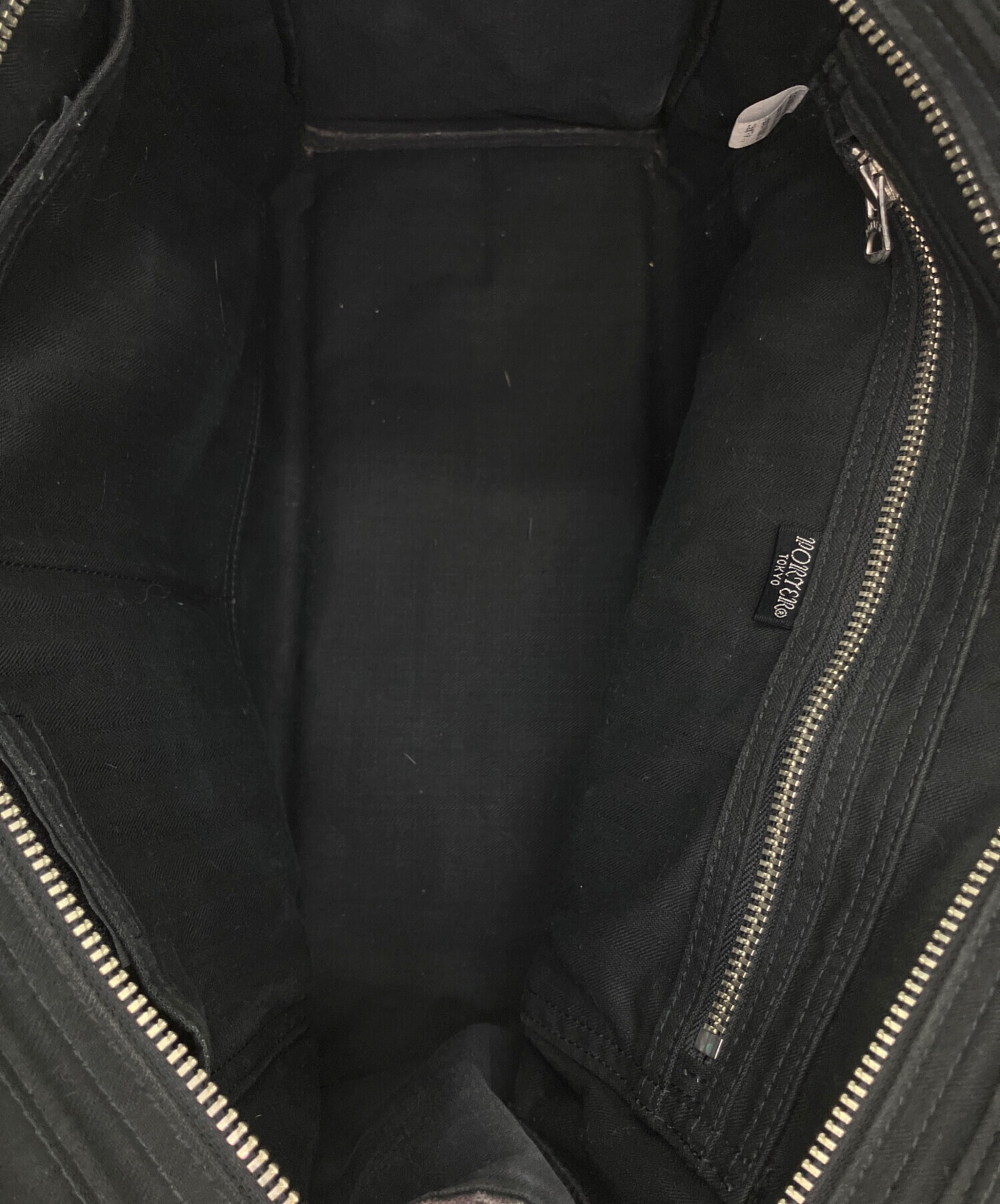 中古・古着通販】PORTER (ポーター) キャンバストートバッグ ブラック