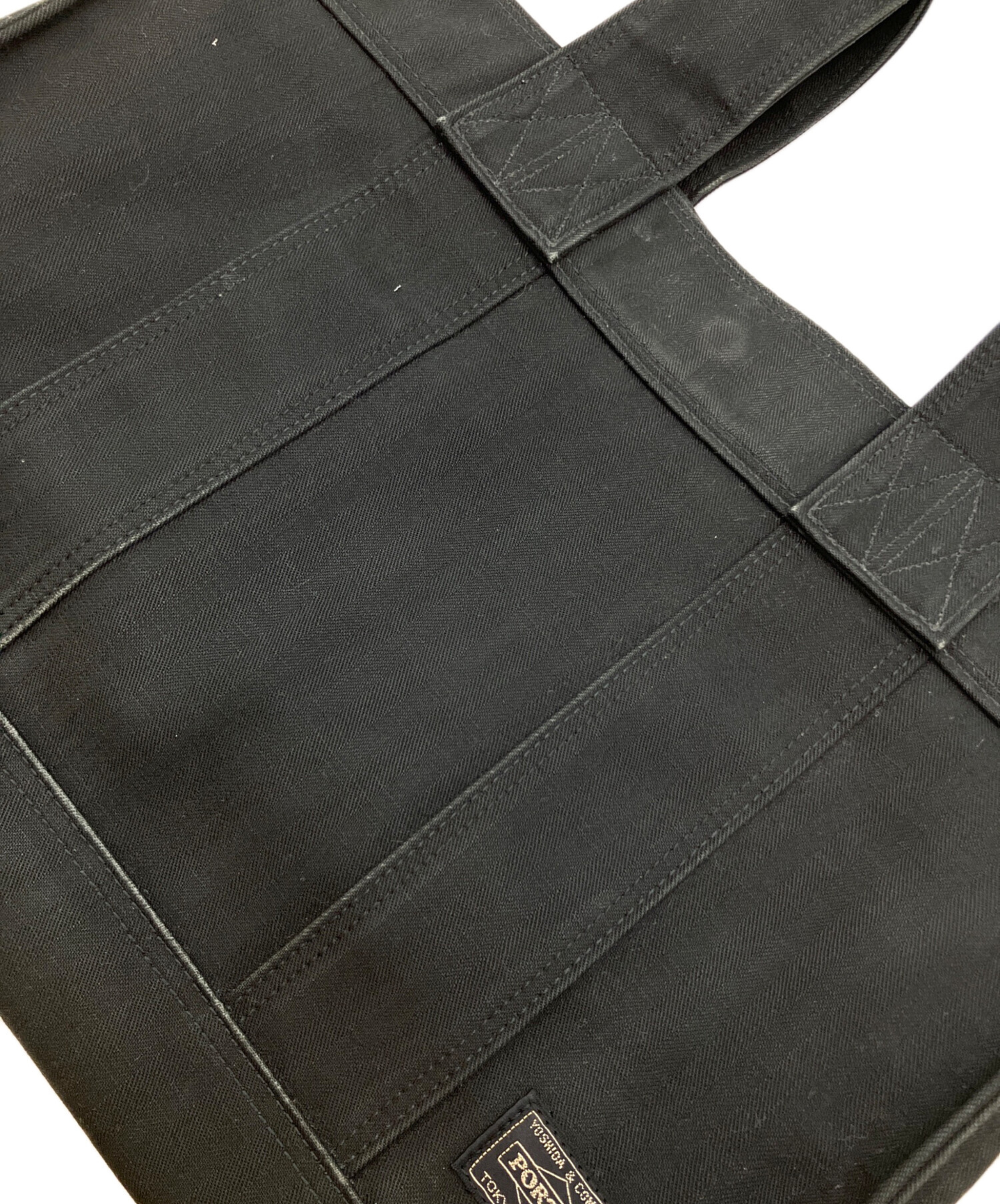中古・古着通販】PORTER (ポーター) キャンバストートバッグ ブラック