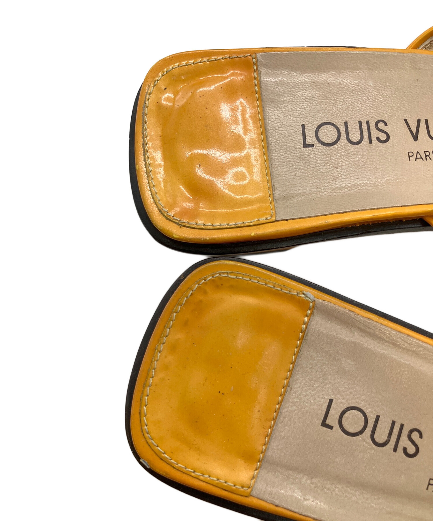 中古・古着通販】LOUIS VUITTON (ルイ ヴィトン) サンダル オレンジ