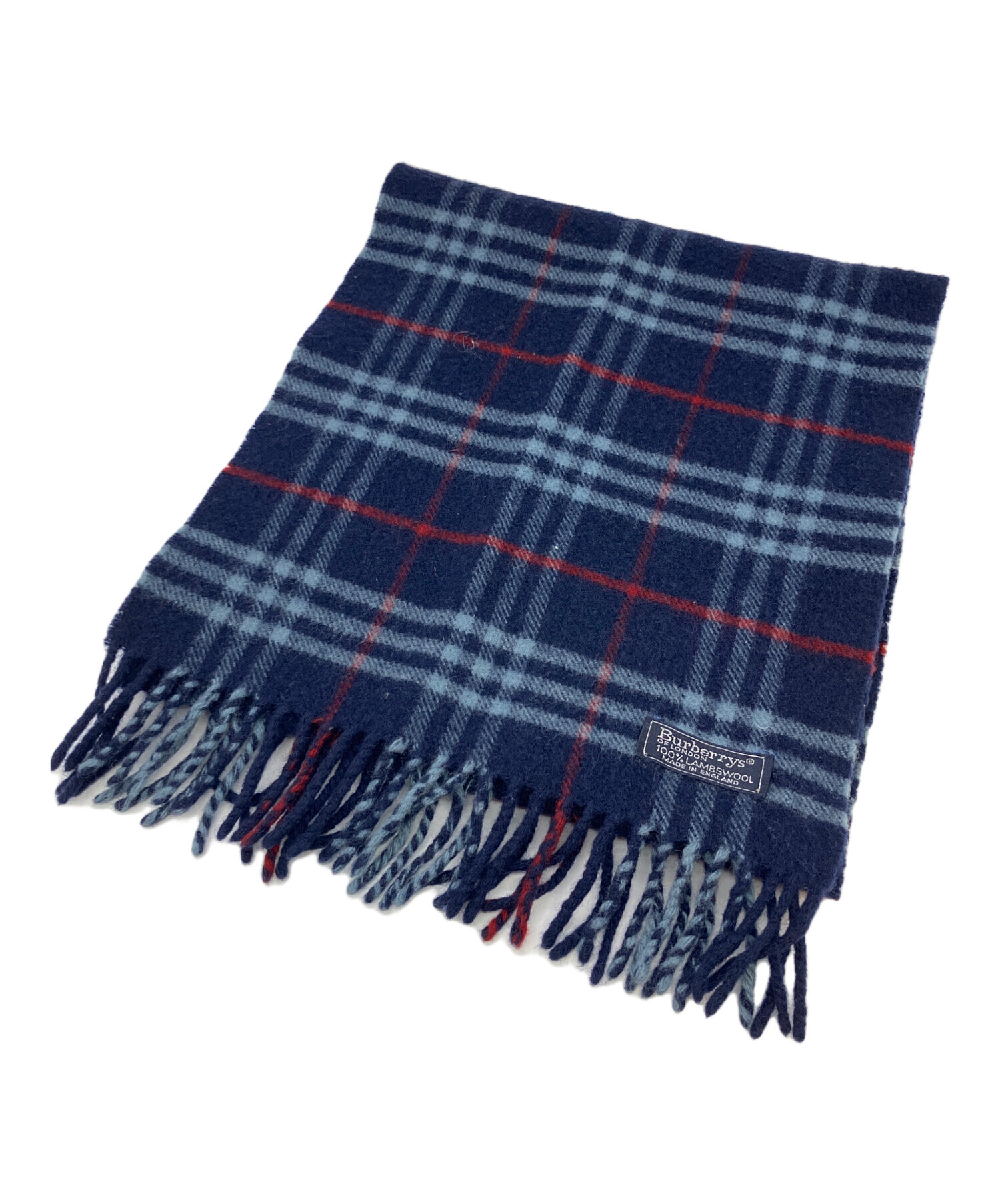 中古・古着通販】Burberry's (バーバリーズ) マフラー ネイビー