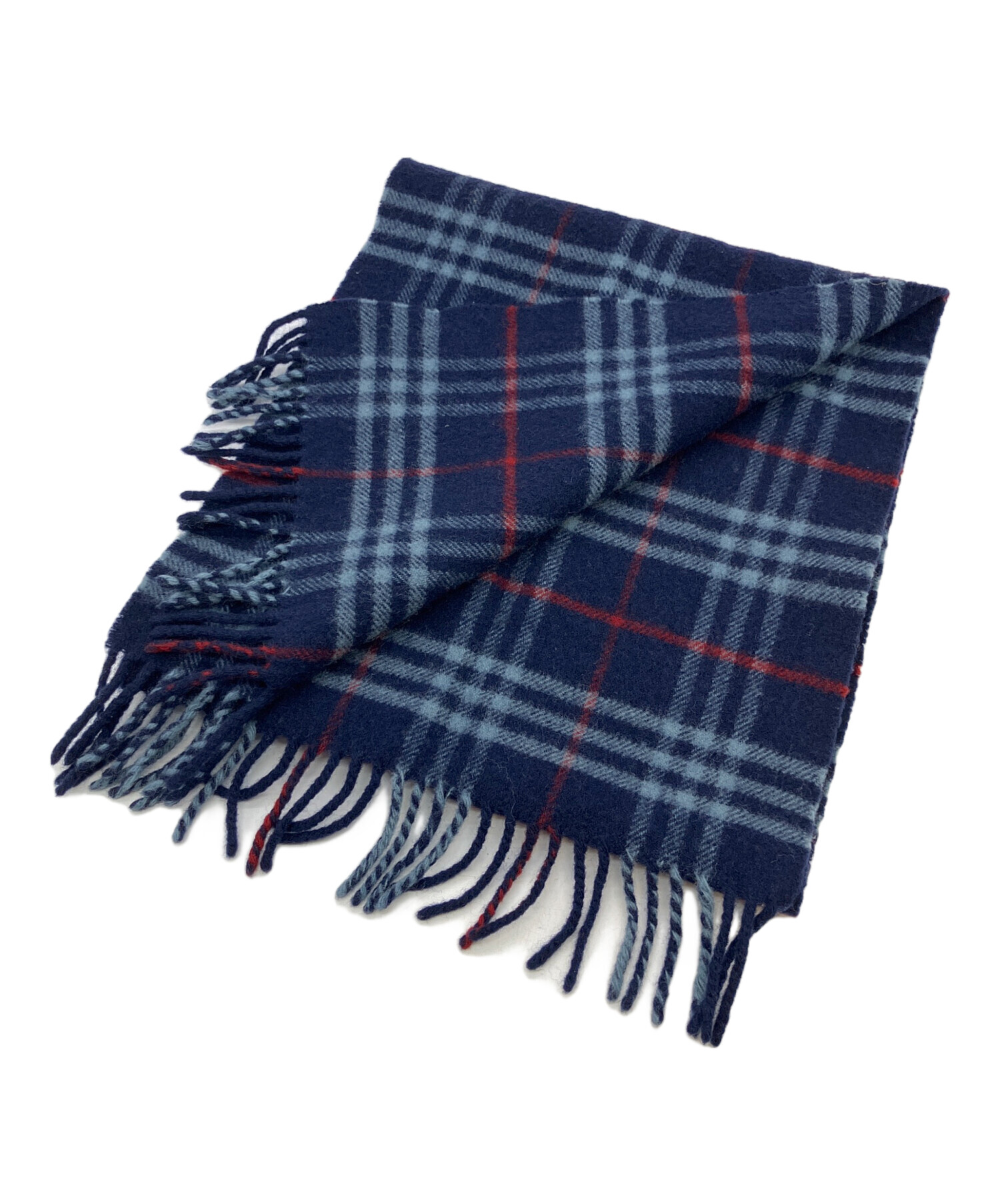 中古・古着通販】Burberry's (バーバリーズ) マフラー ネイビー