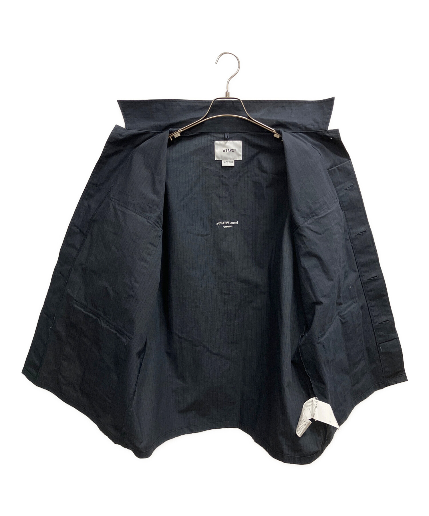 中古・古着通販】WTAPS (ダブルタップス) ジャングルシャツ ネイビー