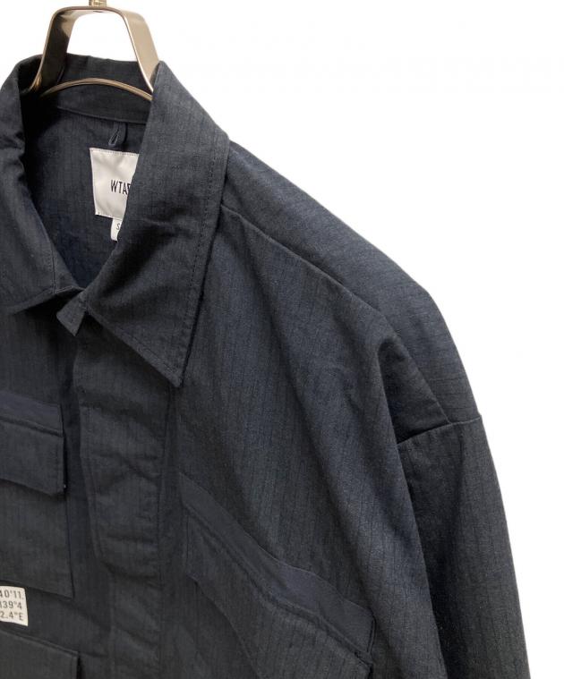 中古・古着通販】WTAPS (ダブルタップス) ジャングルシャツ ネイビー