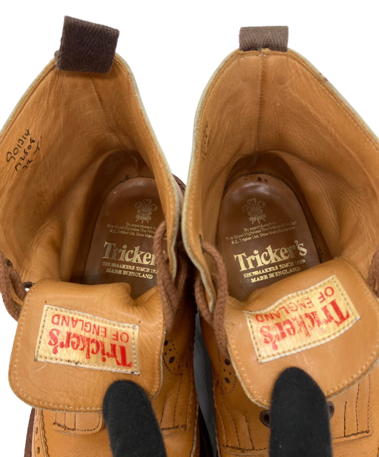 中古・古着通販】Tricker's (トリッカーズ) カントリーブーツ ブラウン