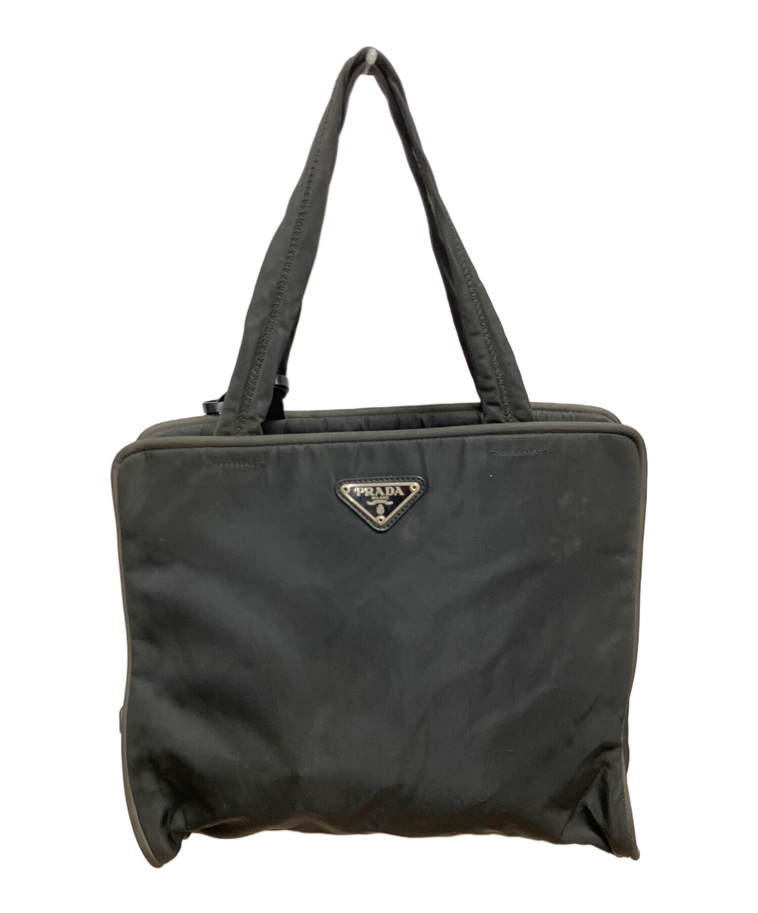 中古・古着通販】PRADA (プラダ) ナイロントートバッグ ブラック