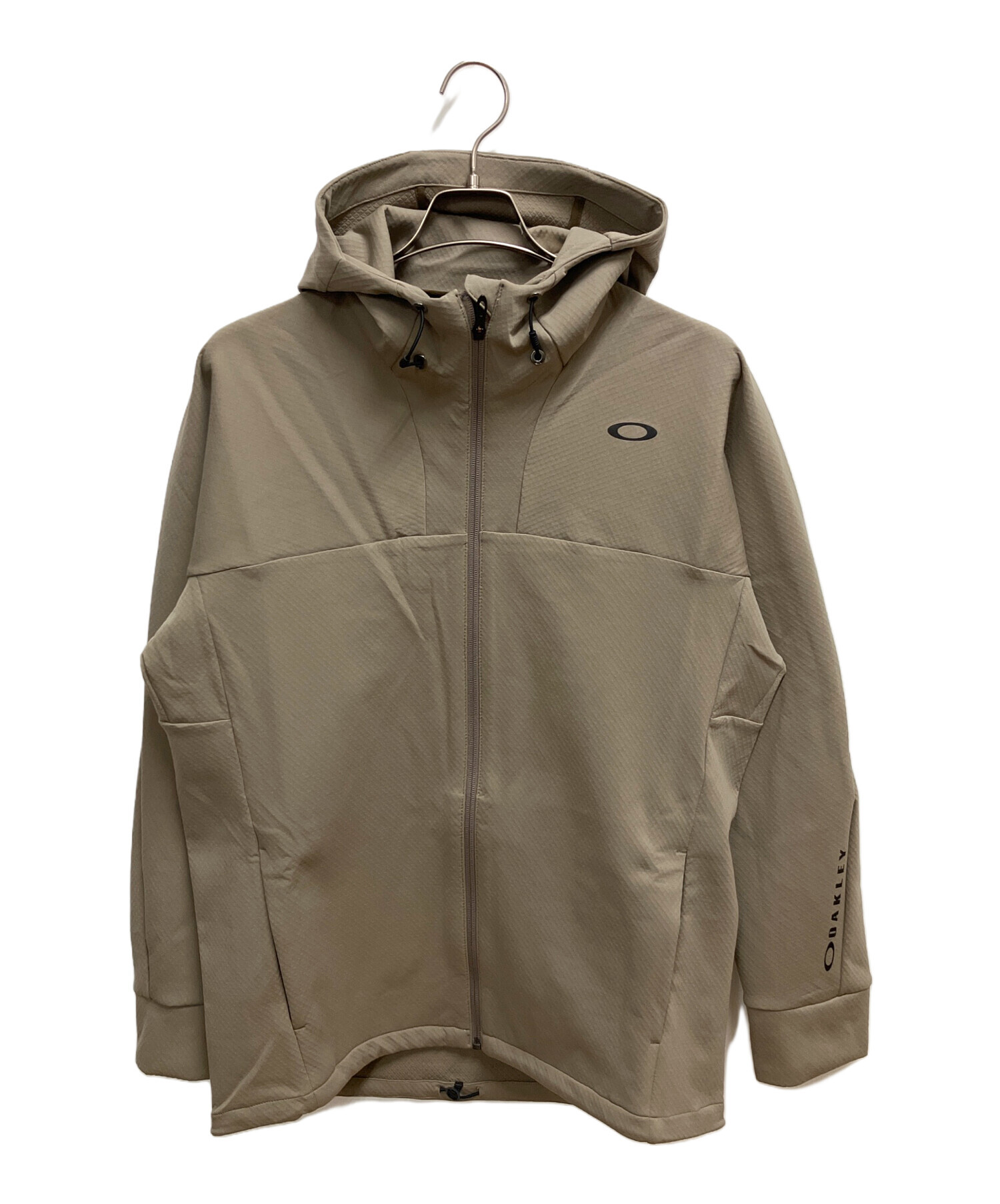 中古・古着通販】OAKLEY (オークリー) ジップパーカー ベージュ サイズ