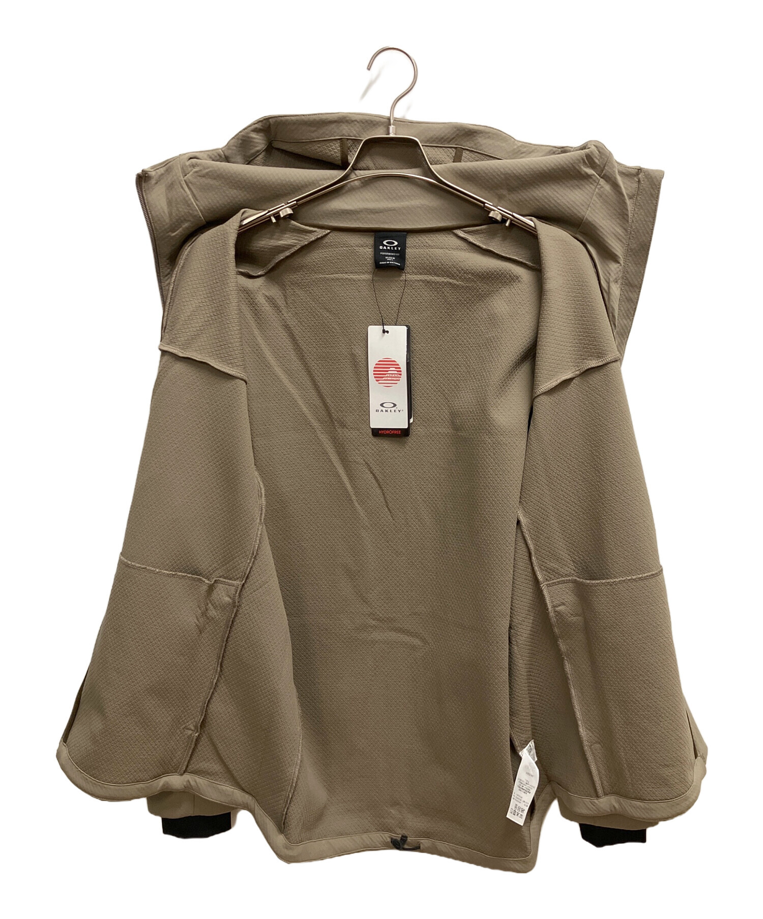 中古・古着通販】OAKLEY (オークリー) ジップパーカー ベージュ サイズ