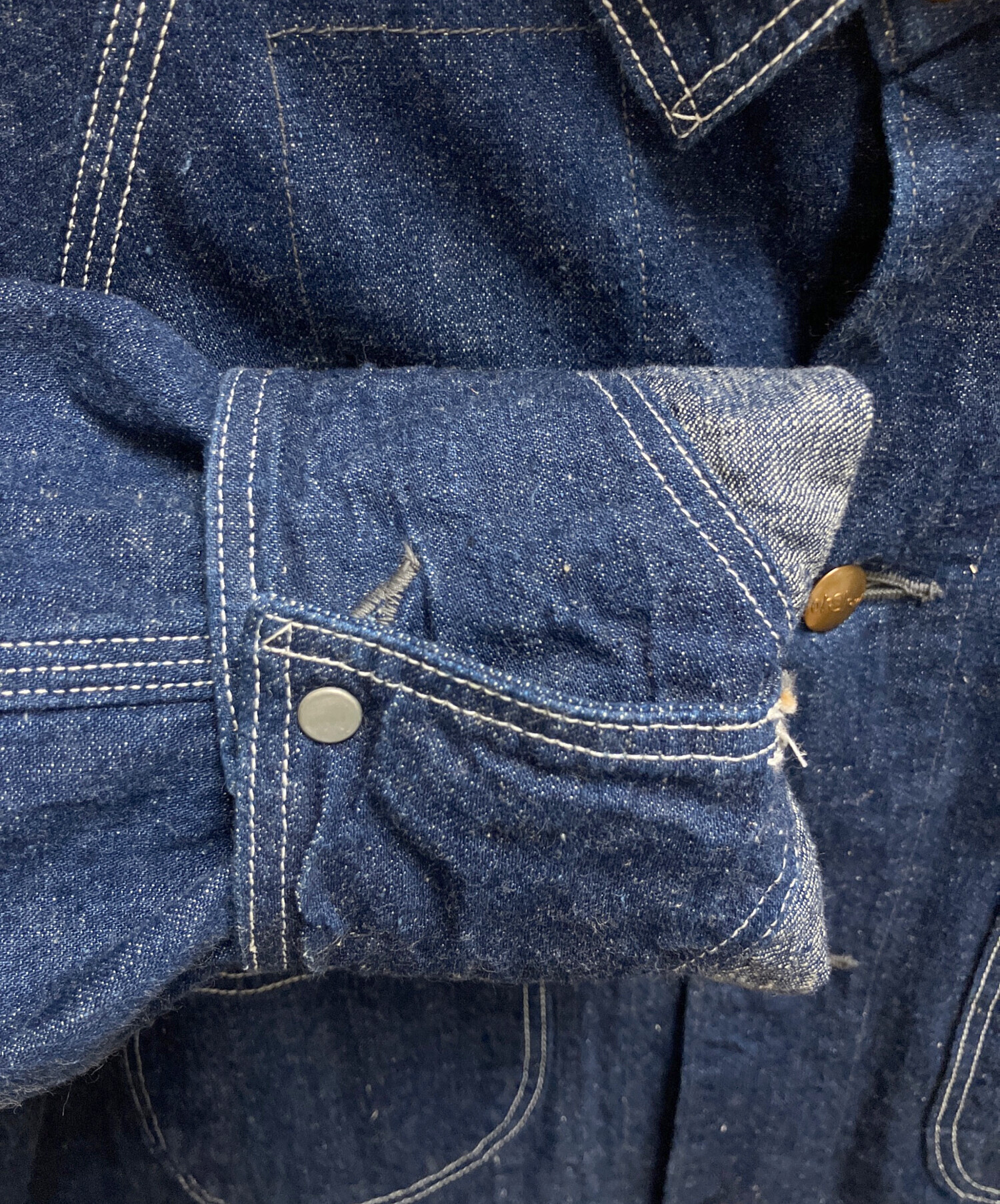 中古・古着通販】orSlow (オアスロウ) デニムカバーオール インディゴ