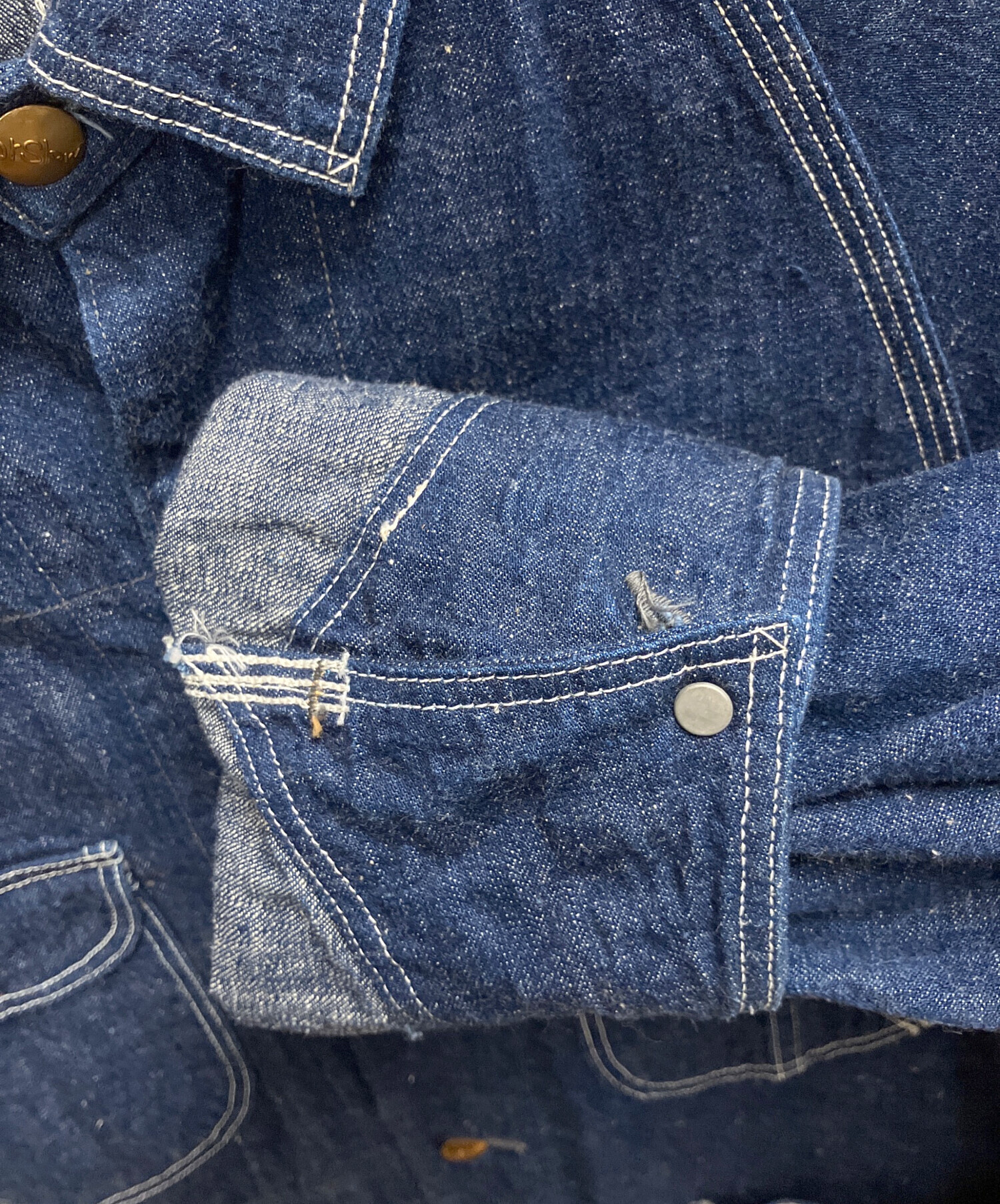 中古・古着通販】orSlow (オアスロウ) デニムカバーオール インディゴ