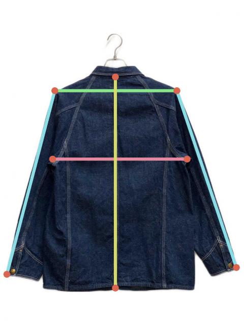 中古・古着通販】orSlow (オアスロウ) デニムカバーオール インディゴ