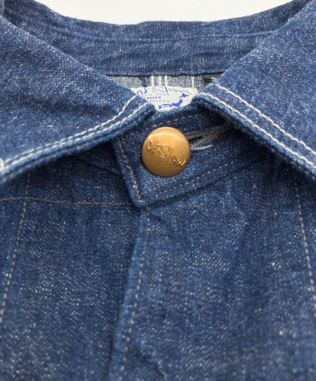 中古・古着通販】orSlow (オアスロウ) デニムカバーオール インディゴ