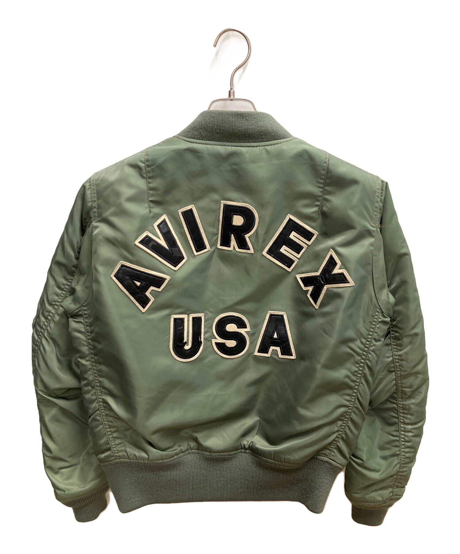 カーキ　アビレックス　AVIREX MA-1 Lサイズ 楽天市場】AVIREX アビレックス MA-1 フライトジャケット 中綿 サーモ