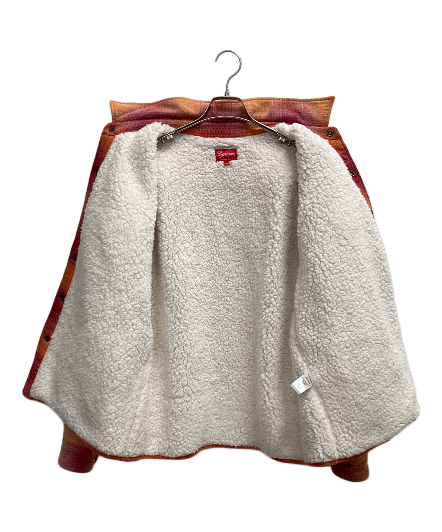 中古・古着通販】SUPREME (シュプリーム) shearling lined flannel