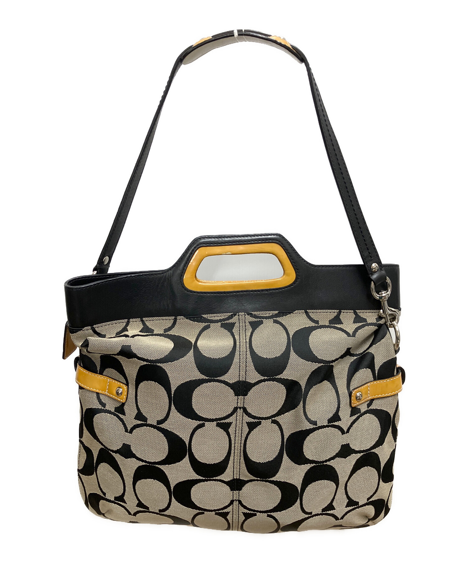 中古・古着通販】COACH (コーチ) シグネチャー 2WAYショルダーバッグ