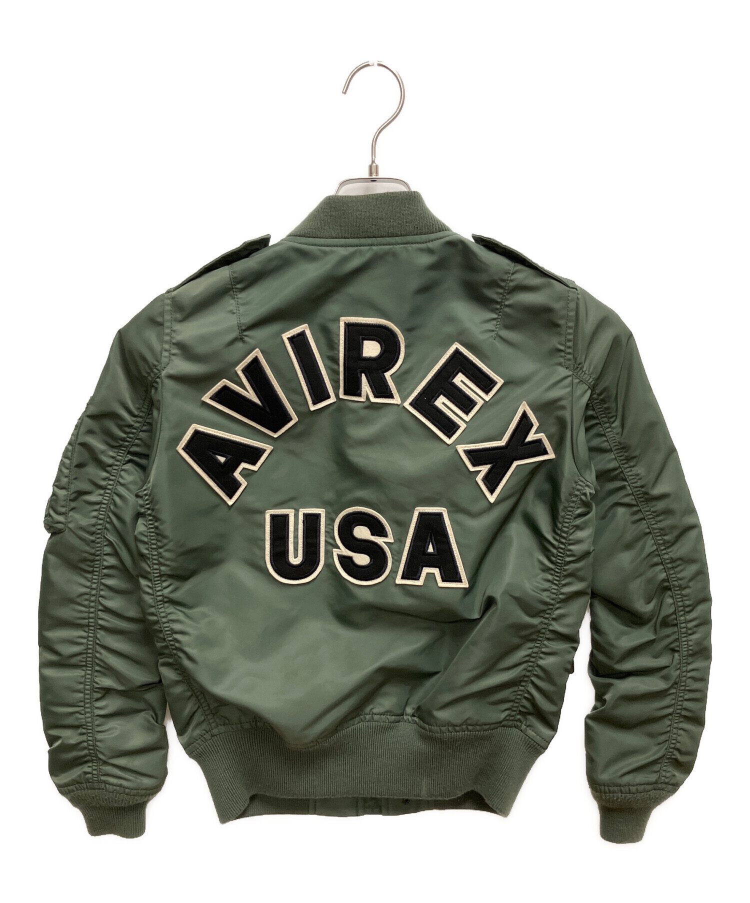 アヴィレックス　L-2B コマーシャルロゴ　バックプリント　XL 中古・古着通販】AVIREX (アヴィレックス) L-2B コマーシャルロゴ