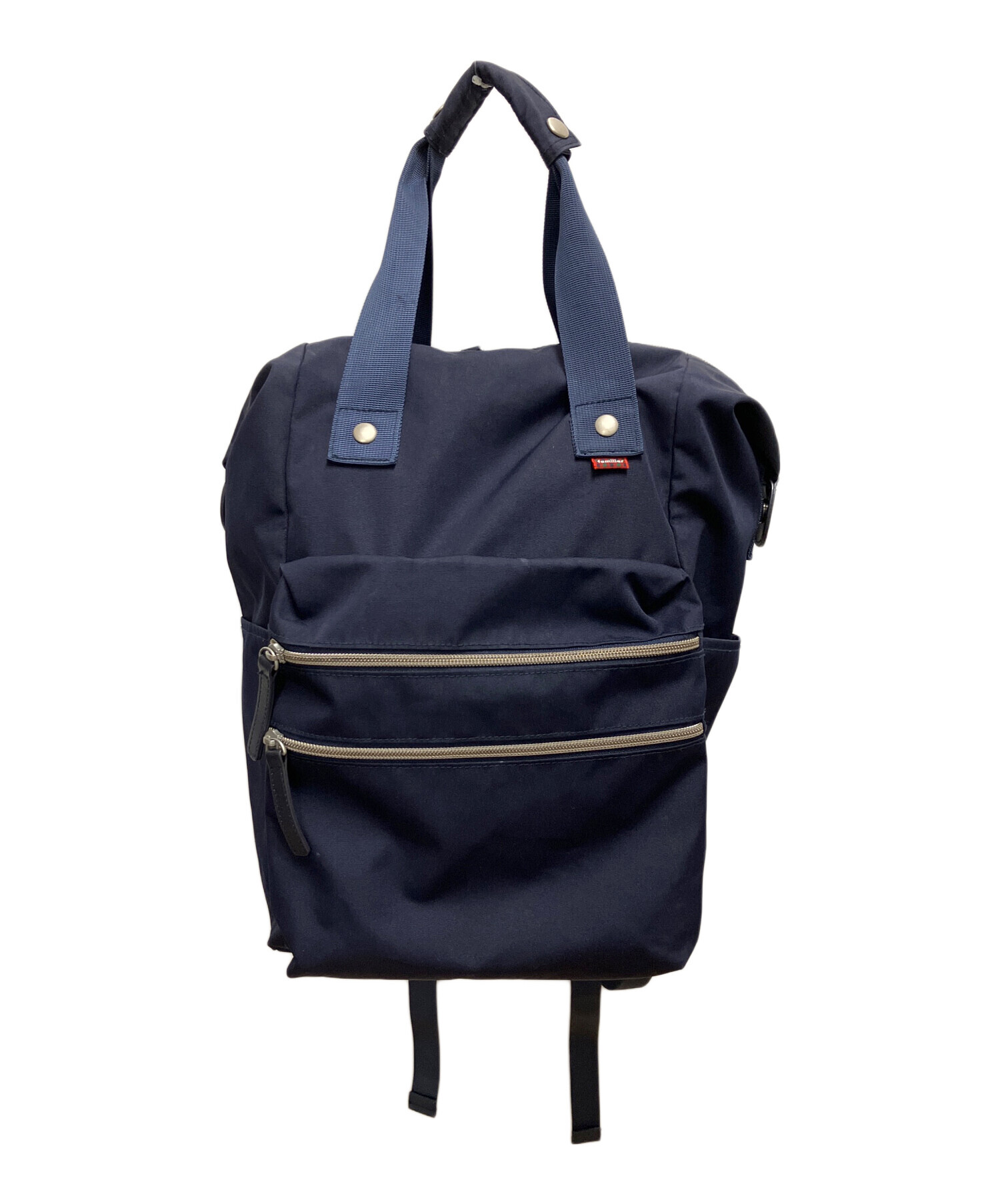 familiarマザーズバッグ リュック ファミリア ネイビー 2way 中古・古着通販】familiar (ファミリア) 2WAYリュック ネイビー